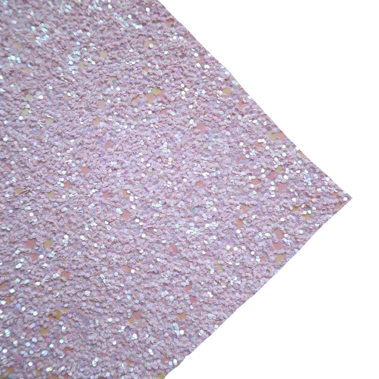 CHUNKY GLITTER FABRIC DIRTY PINK (FAUX LEATHER) 1 PCS - Luxy Kraft