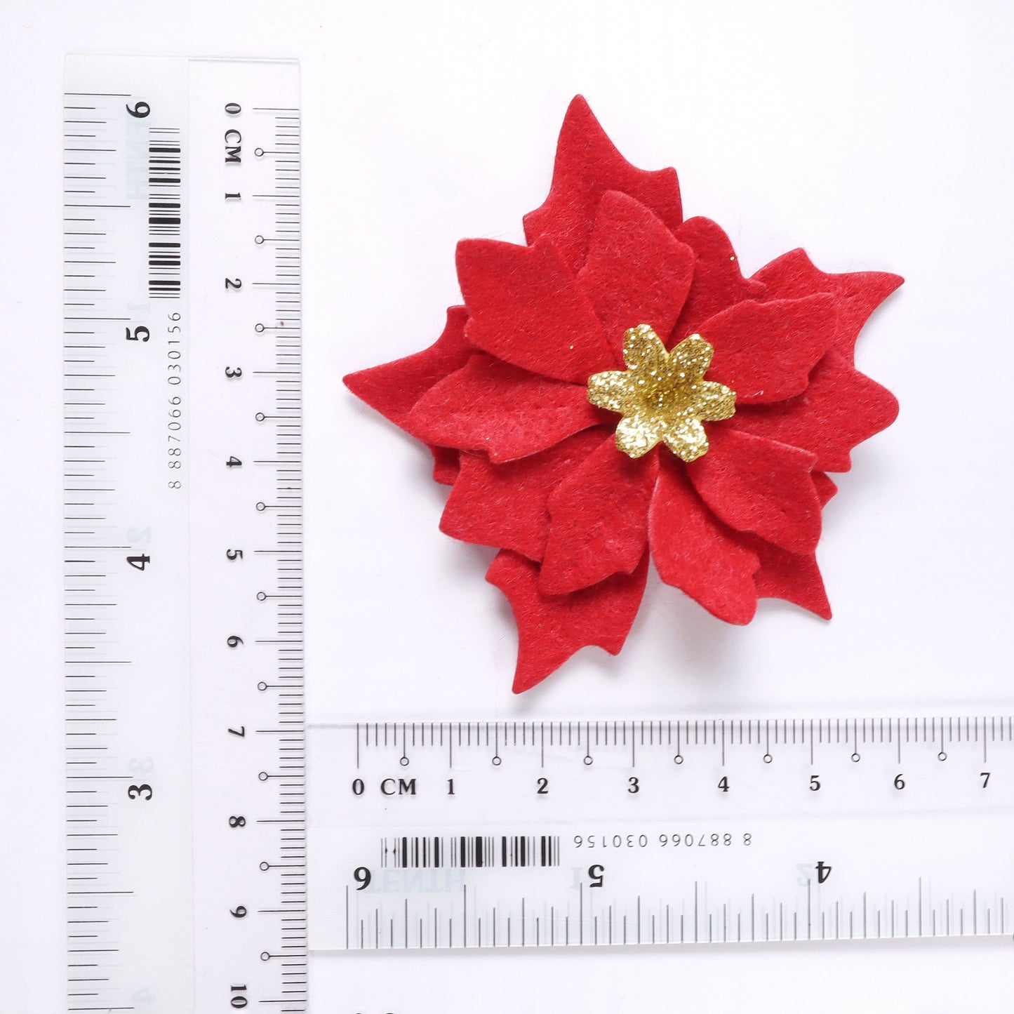 DIY FELT POINTSETTIA FLOWERS KIT K-6 - Luxy Kraft