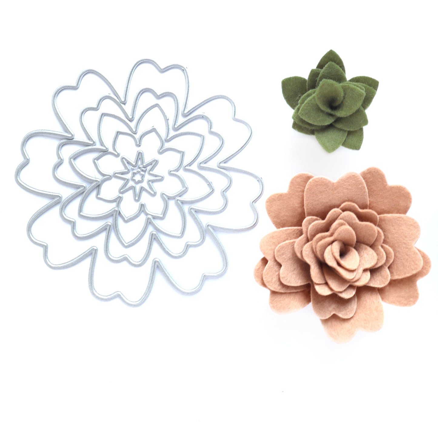 FLOWER SUCCULENT CUTTING DIES - Luxy Kraft