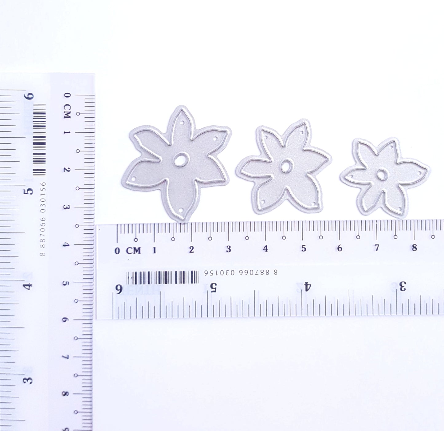 Flower leaf cutting dies 3 pcs set - Luxy Kraft