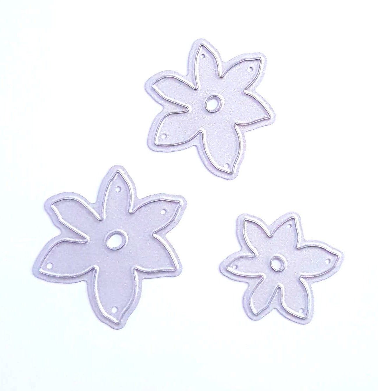 Flower leaf cutting dies 3 pcs set - Luxy Kraft