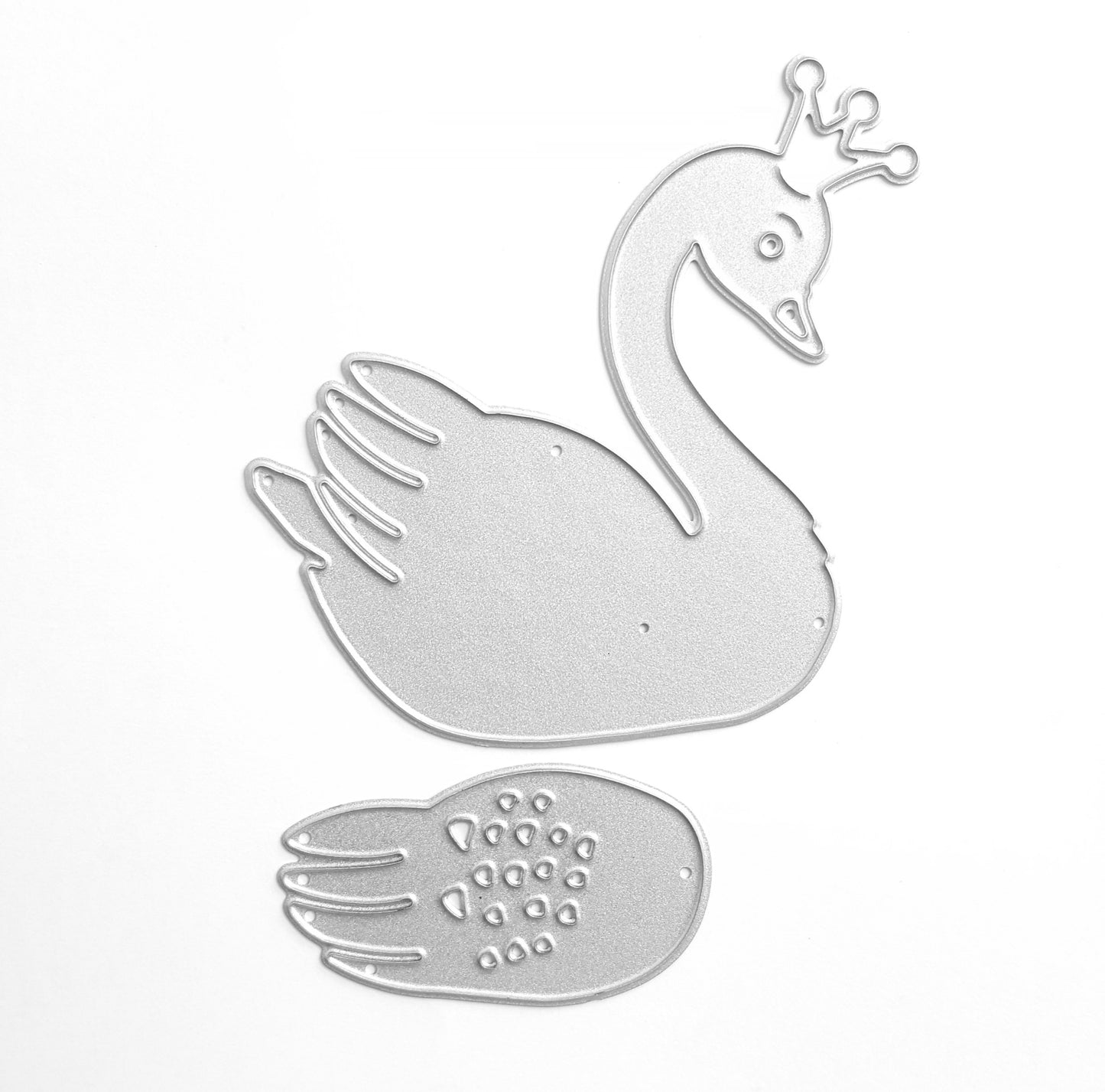 SWAN CUTTING DIES 2 PCS SET - Luxy Kraft