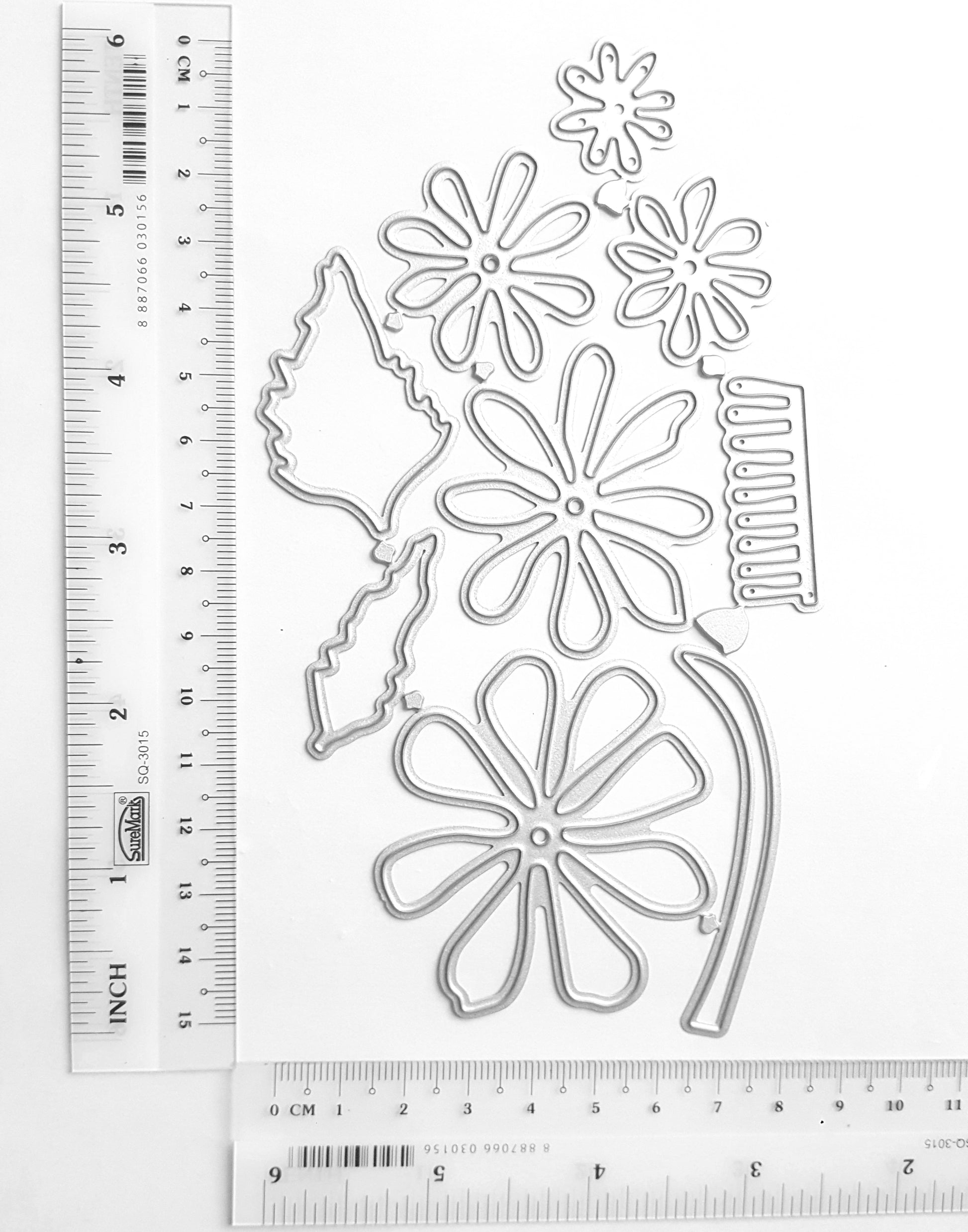 FLOWER LEAF CUTTING DIES 9 PCS SET - Luxy Kraft