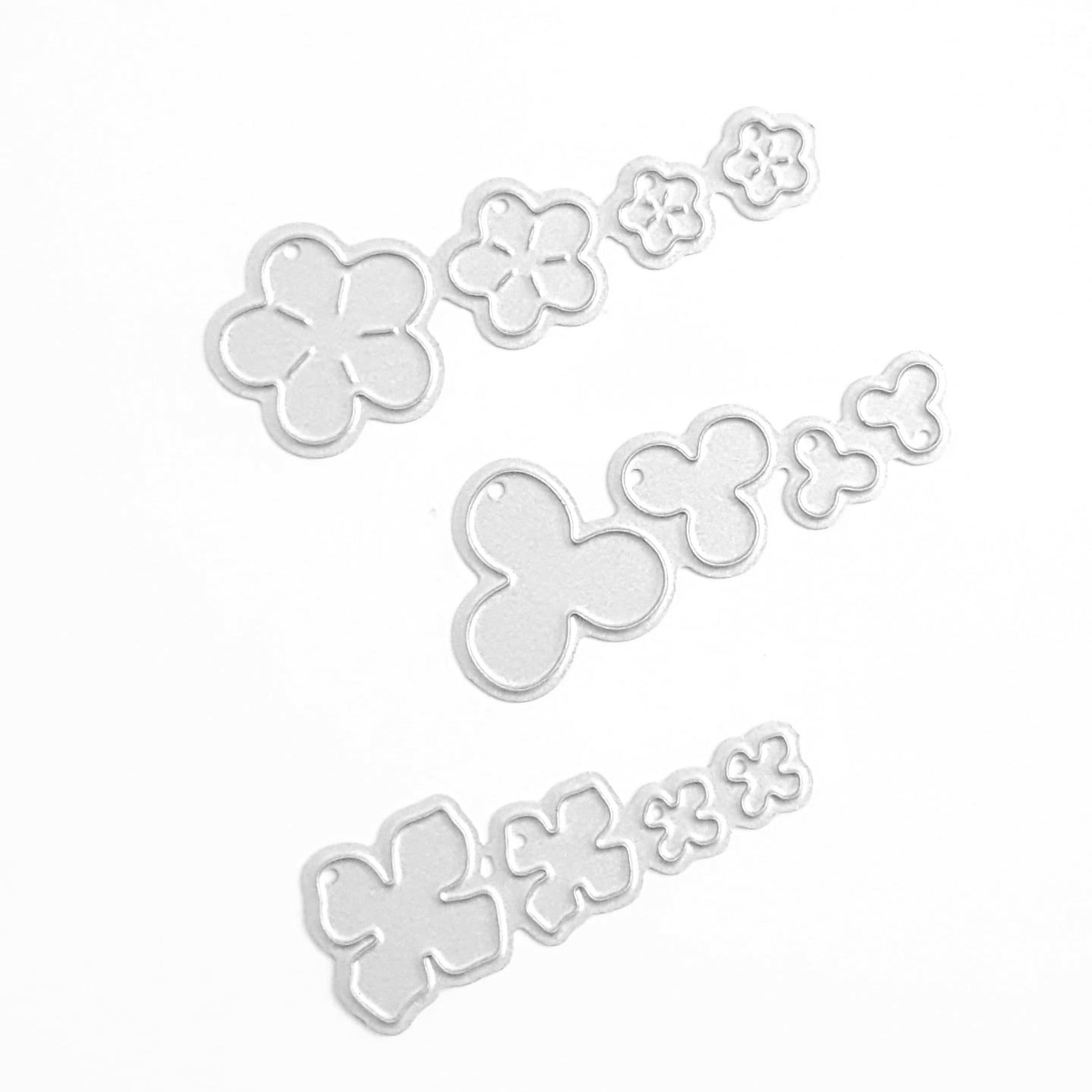 FLOWERS CUTTING DIES 3 PCS SET - Luxy Kraft