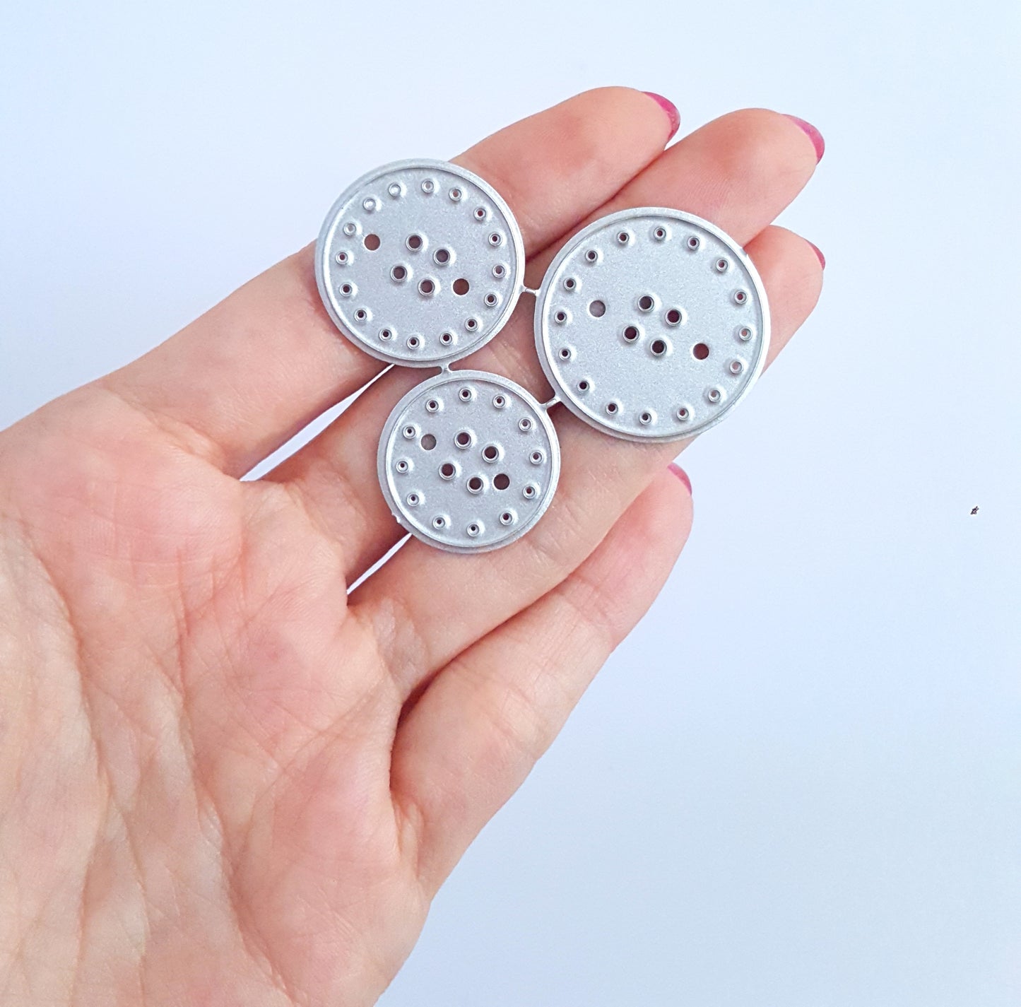 BUTTONS CUTTING DIES SET 3 PCS - Luxy Kraft