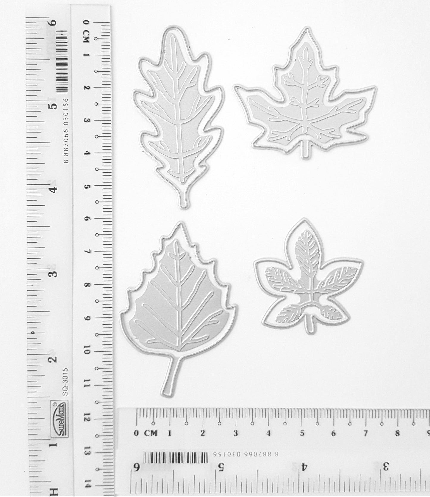 Leaves cutting embossing dies 8 pcs set - Luxy Kraft