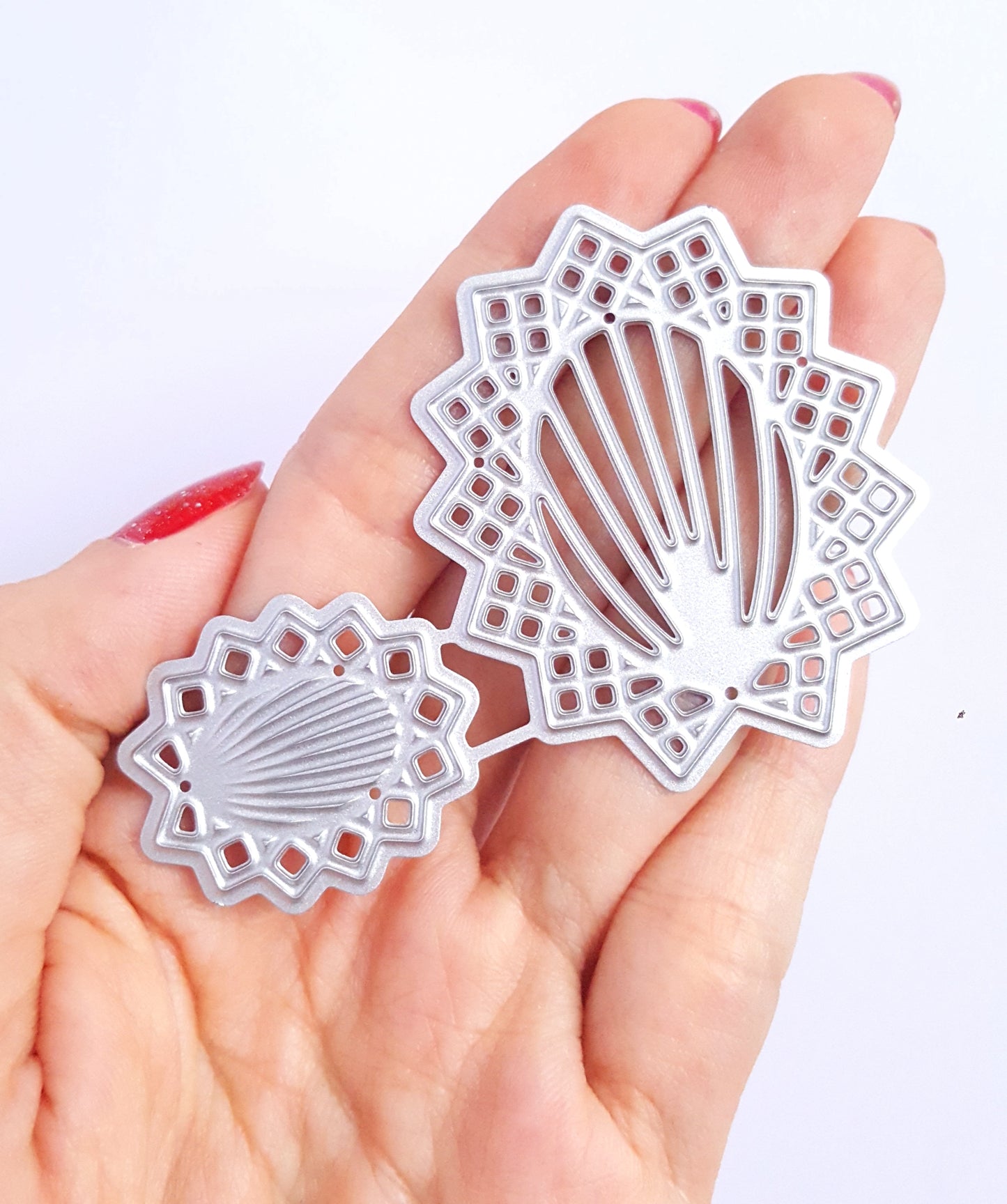 3D FLOWER CUTTING DIES 2 PCS SET - Luxy Kraft