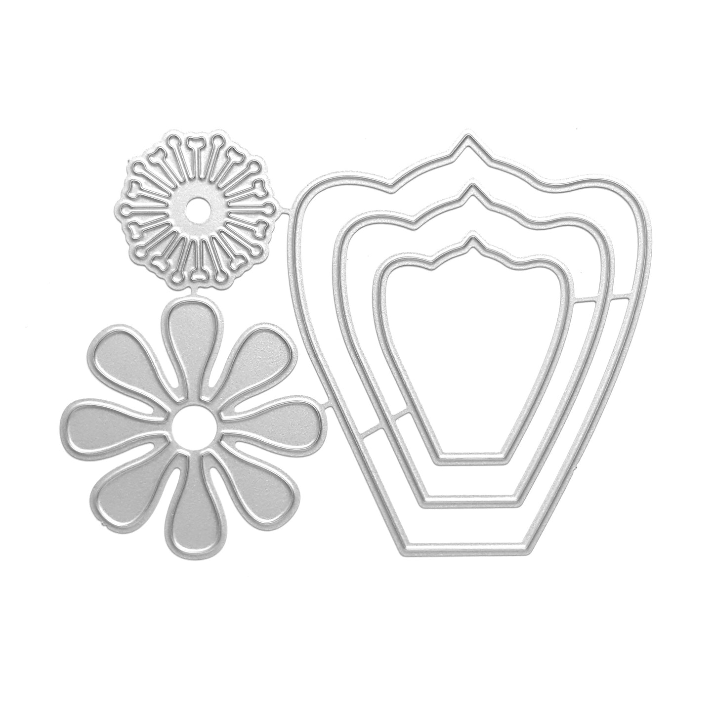 Flower cutting dies set - Luxy Kraft