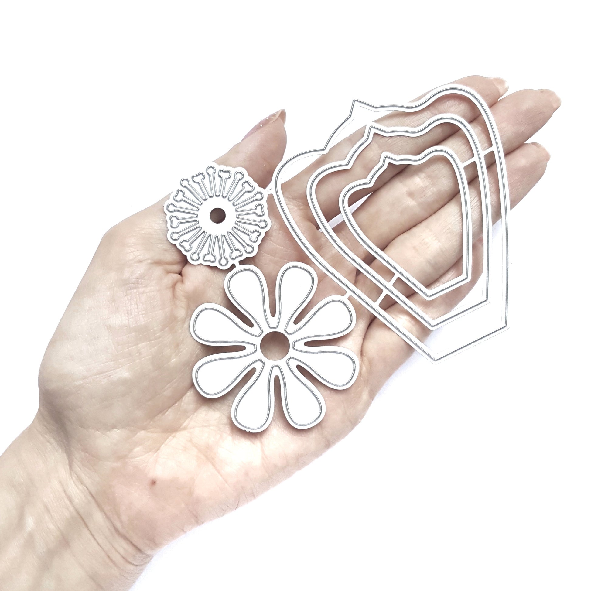 Flower cutting dies set - Luxy Kraft