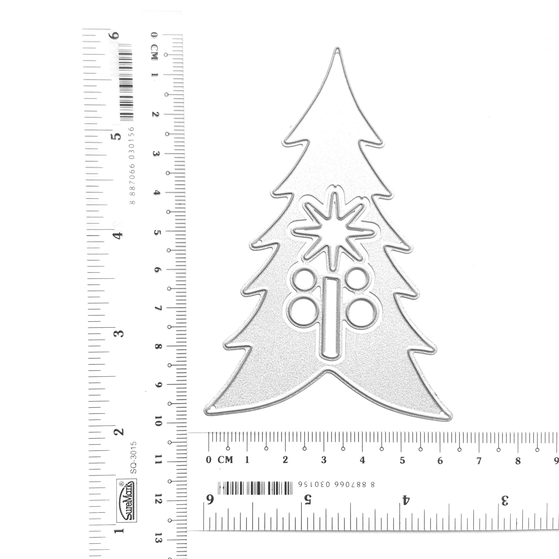 CHRISTMAS TREE CUTTING DIE 6.6X9.8 CM - Luxy Kraft