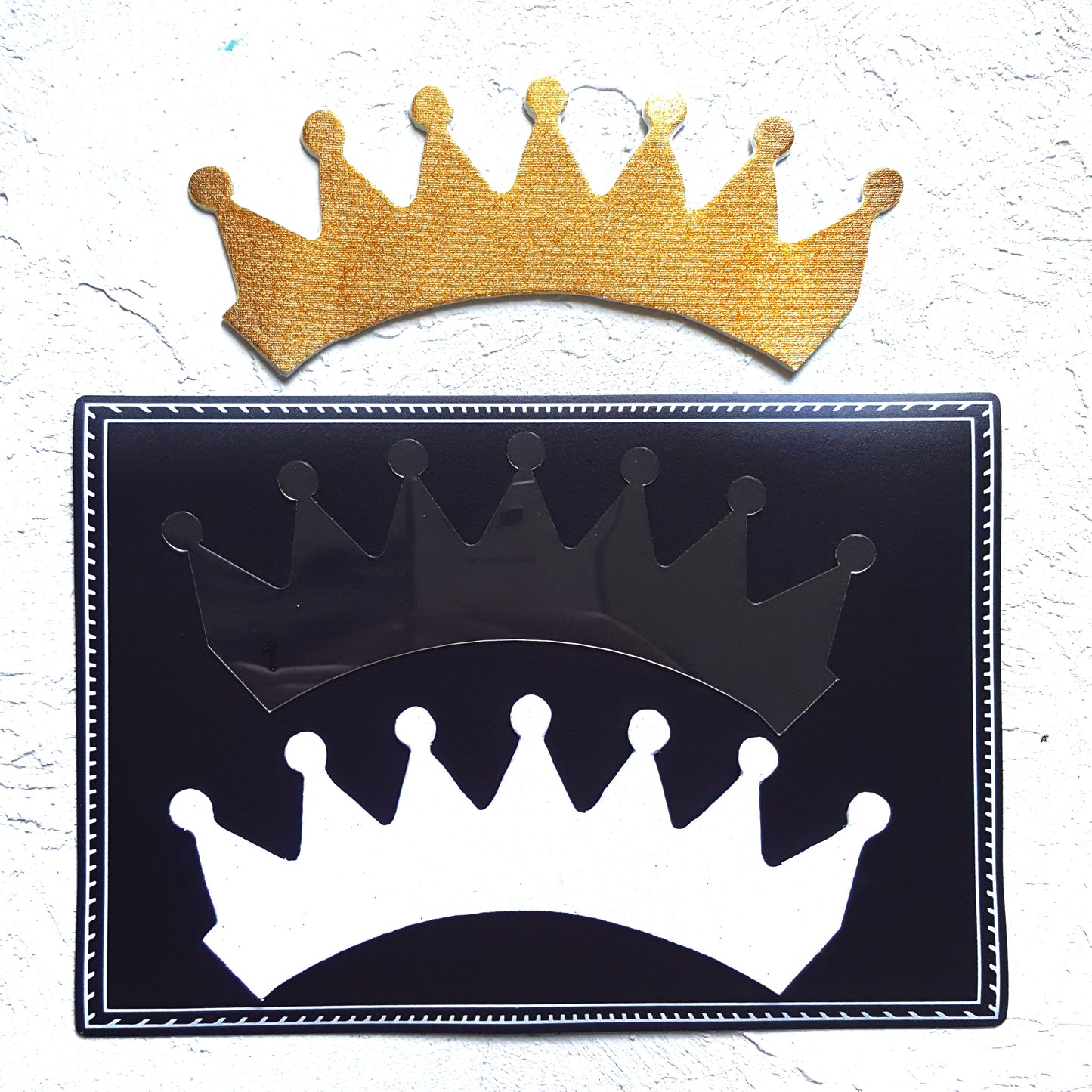 CROWN PLASTIC TEMPLATES N-1 - Luxy Kraft