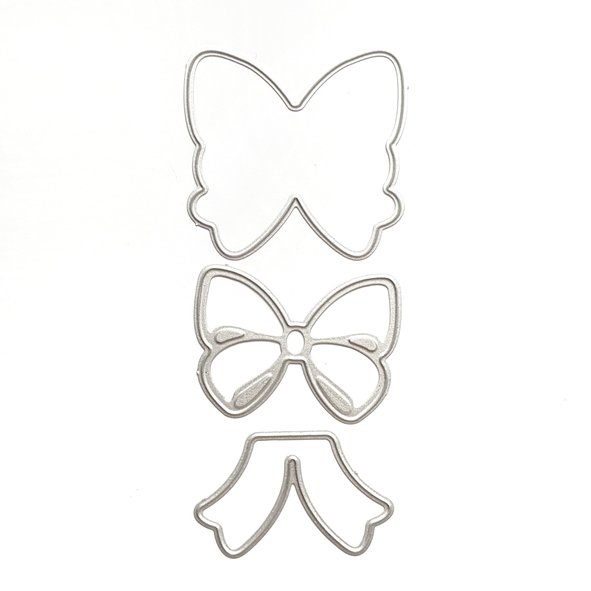 BUTTERFLY BOW CUTTING DIES 3 PCS SET - Luxy Kraft