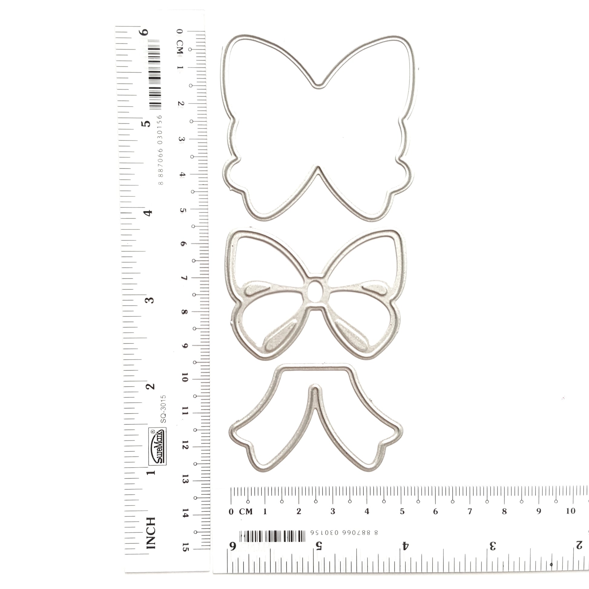 BUTTERFLY BOW CUTTING DIES 3 PCS SET - Luxy Kraft