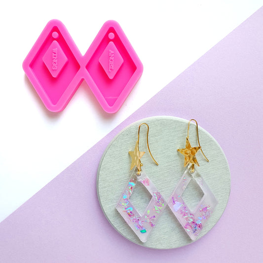 Earring molds silicone mold for epoxy and resin - Luxy Kraft