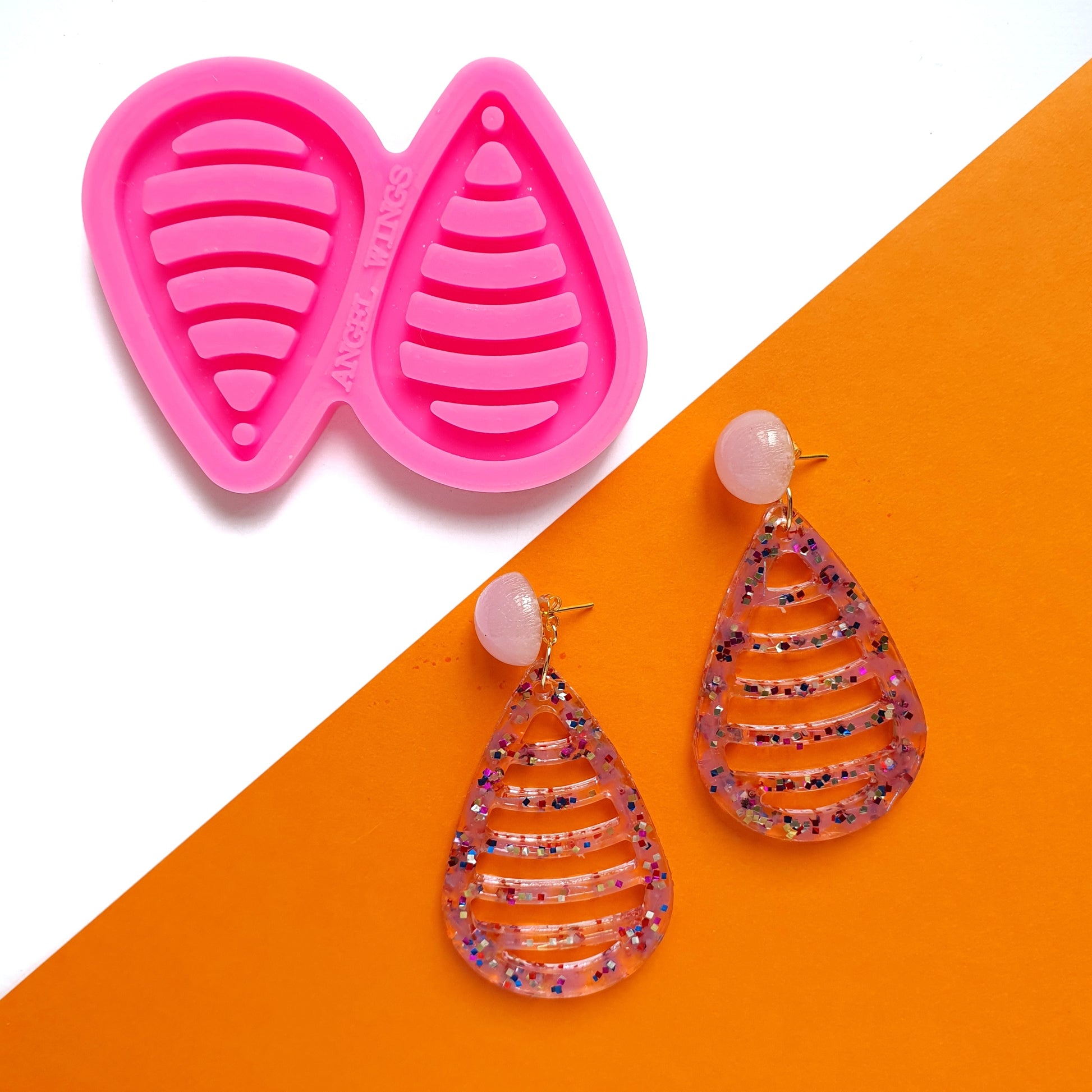 Earring molds silicone mold for epoxy and resin - Luxy Kraft