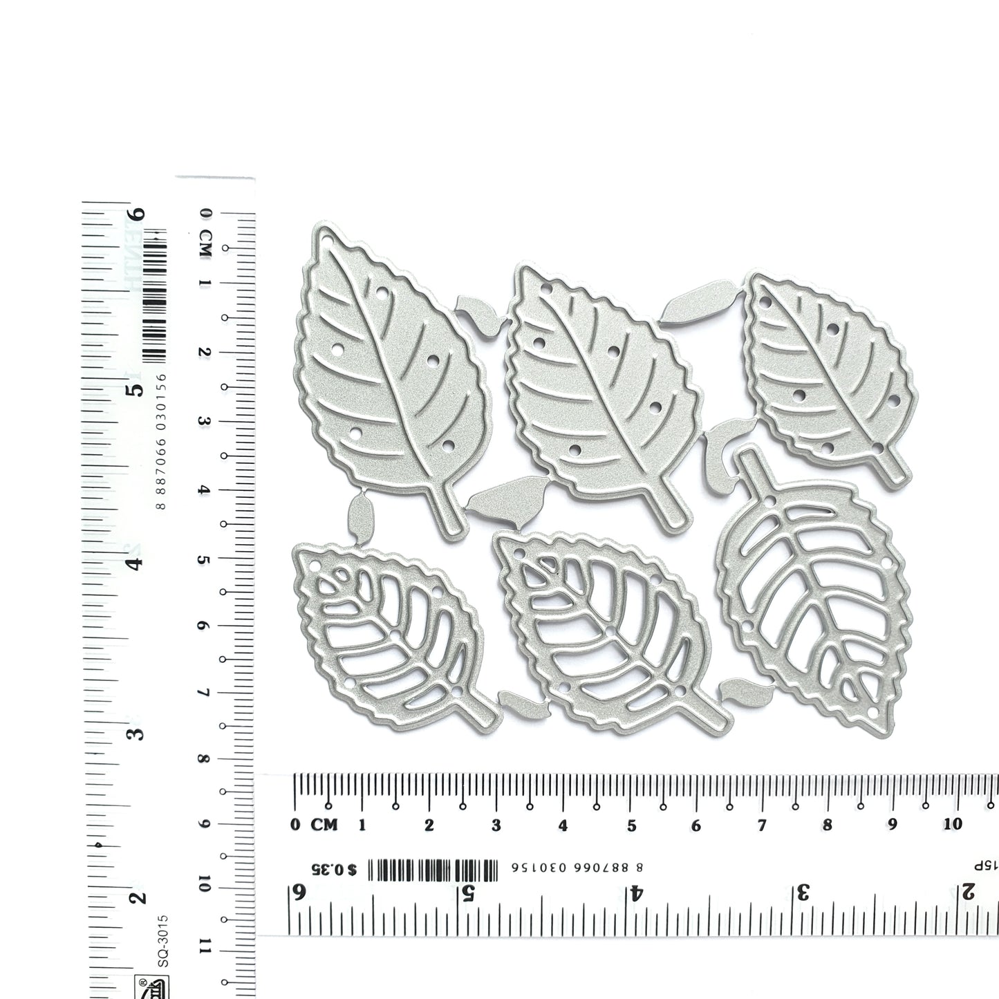 Leaves Metal Cutting Dies 6 pcs set - Luxy Kraft