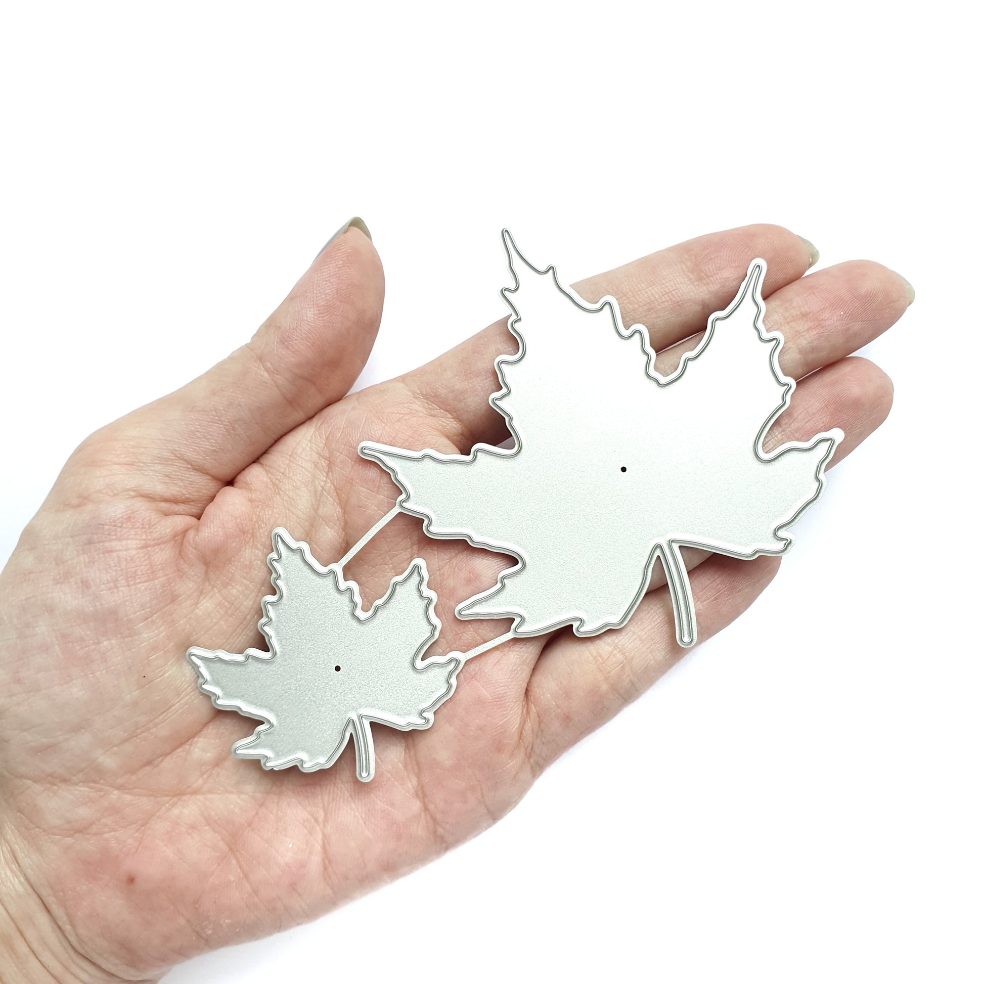 Maple leaves Metal Cutting Dies 2 pcs set - Luxy Kraft