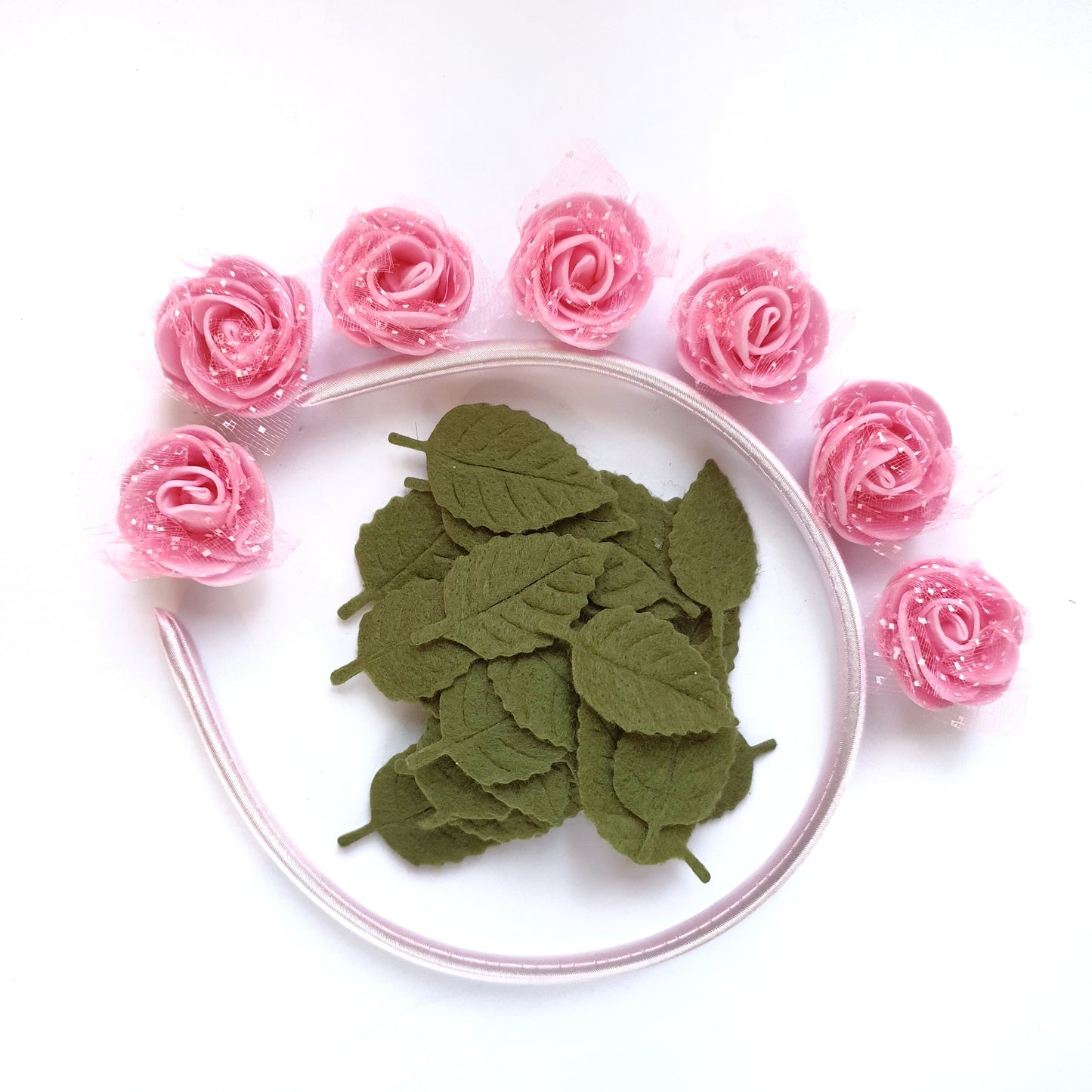 DIY KIT K-15 Rose headband 1 set - Luxy Kraft