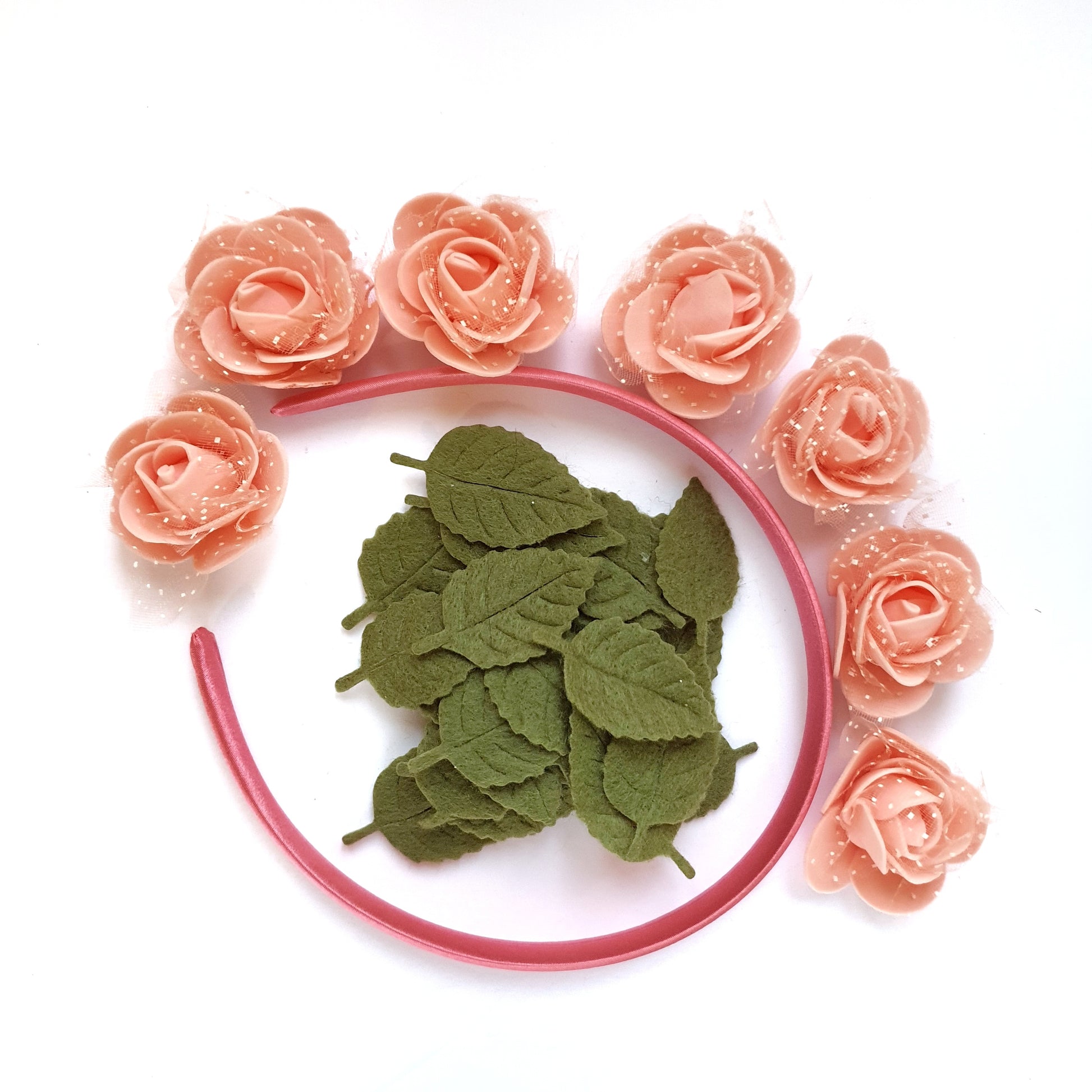 DIY KIT K-15 Rose headband 1 set - Luxy Kraft