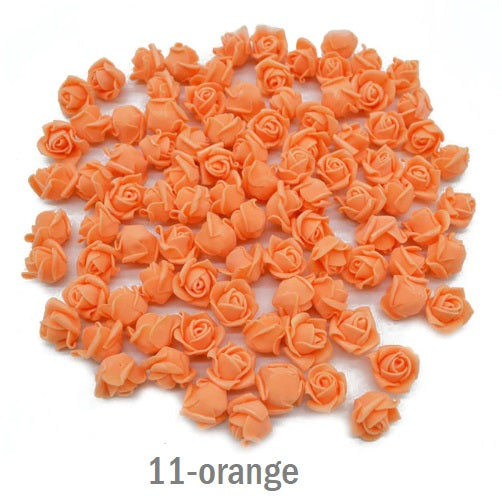 Foam roses flowers 2 cm 100 pcs - Luxy Kraft