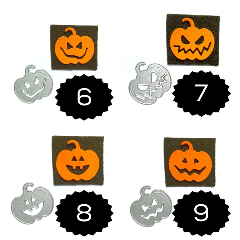 Halloween Pumpkin Bow cutting dies D-473 - Luxy Kraft