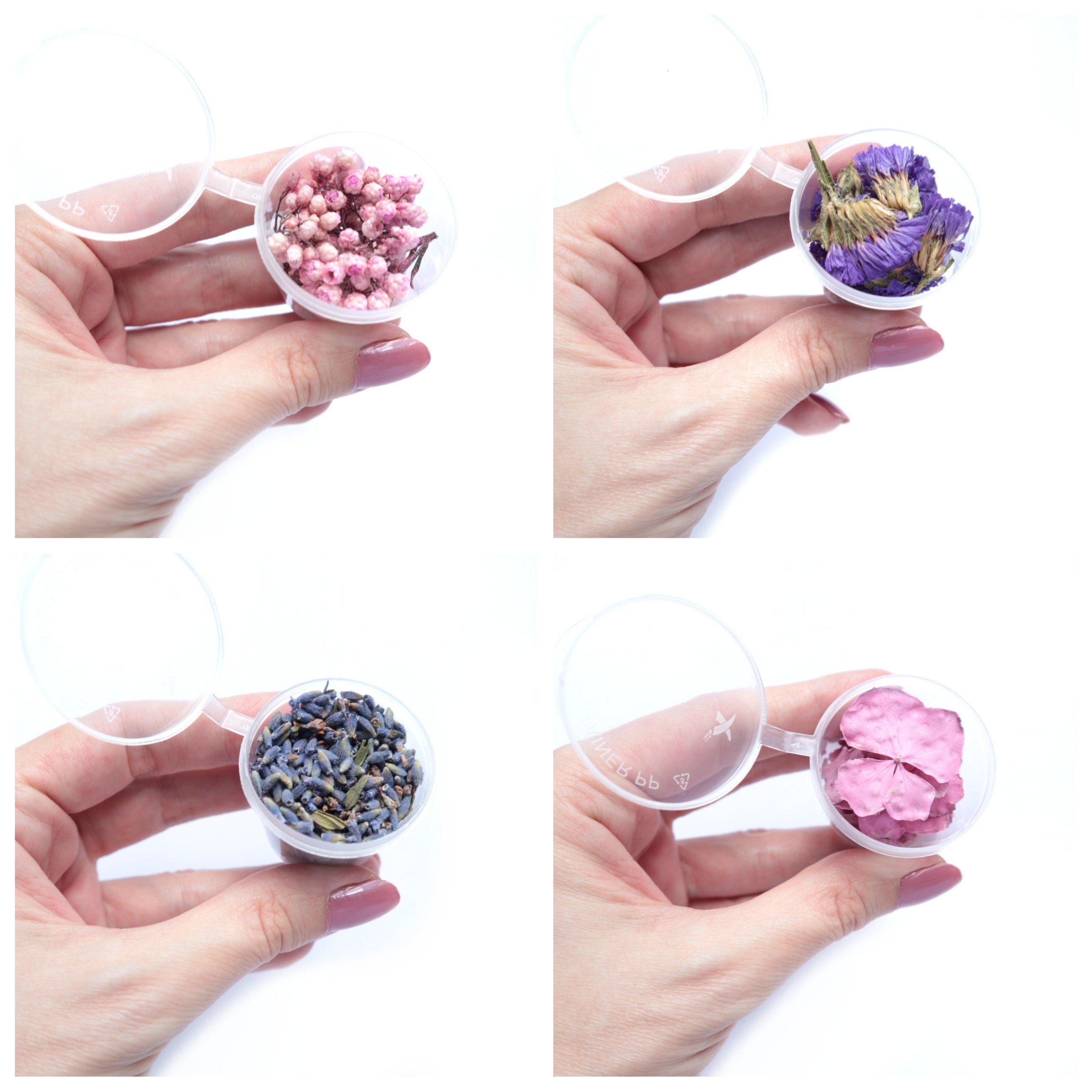 12x25 ml Dried flowers for resin Pressed flowers for craft