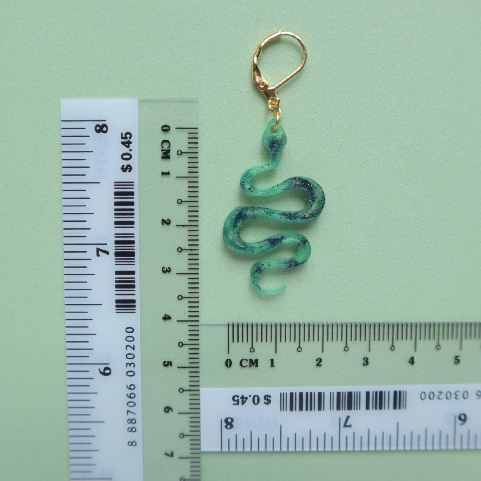 Earrings silicone mold for resin "Snake" silicone molds for epoxy S size - Luxy Kraft