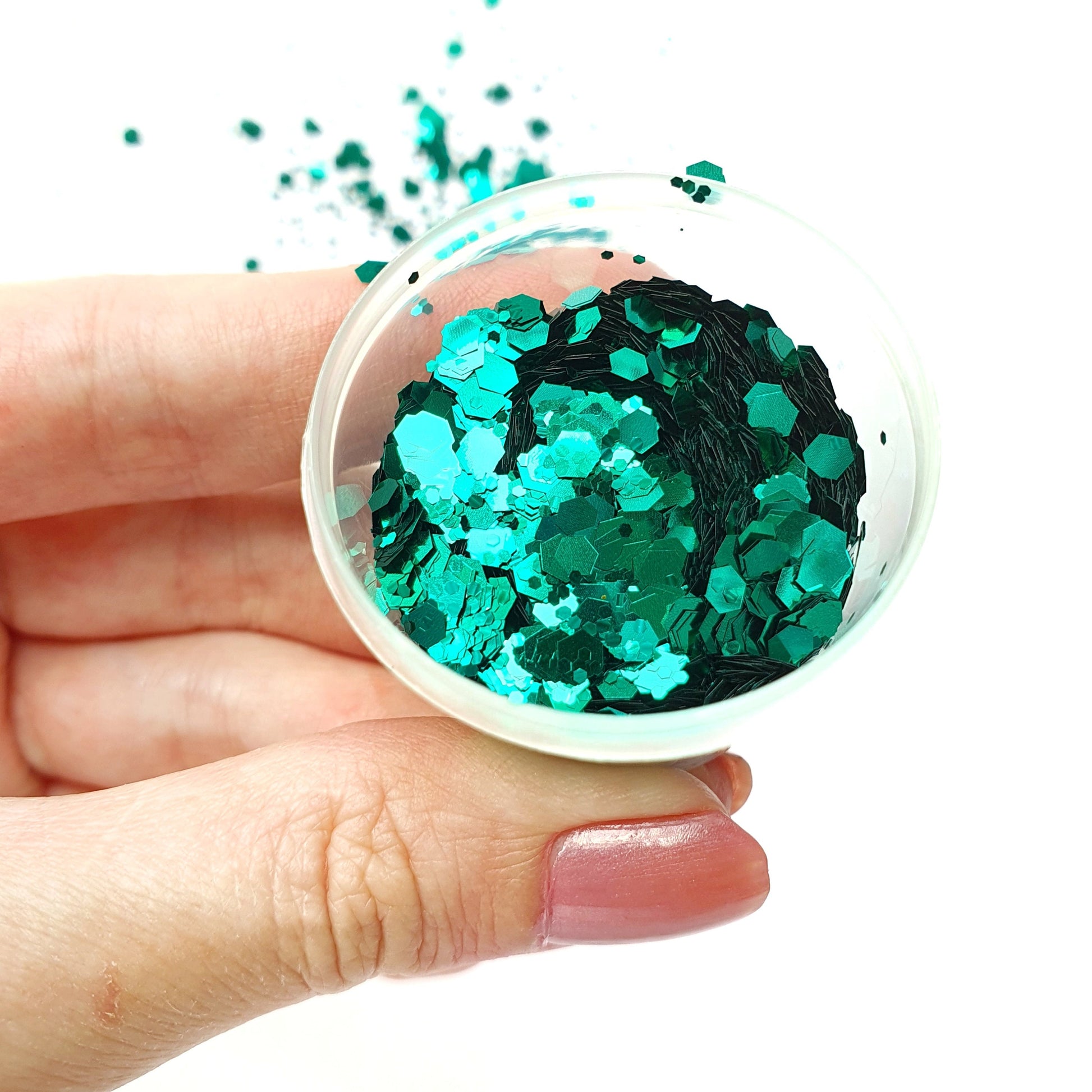 Aquamarine Chunky glitter for Resin Epoxy crafts - Luxy Kraft