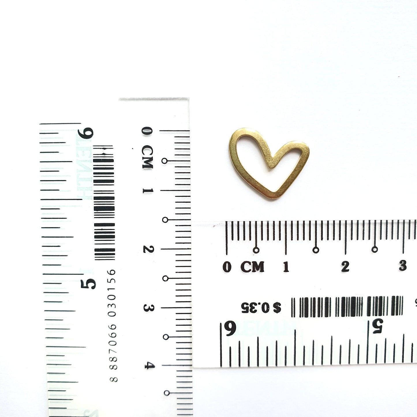 20 pcs Heart shape Earrings components Earrings findings DIY jewelry Raw brass blanks charms Pendants - Luxy Kraft