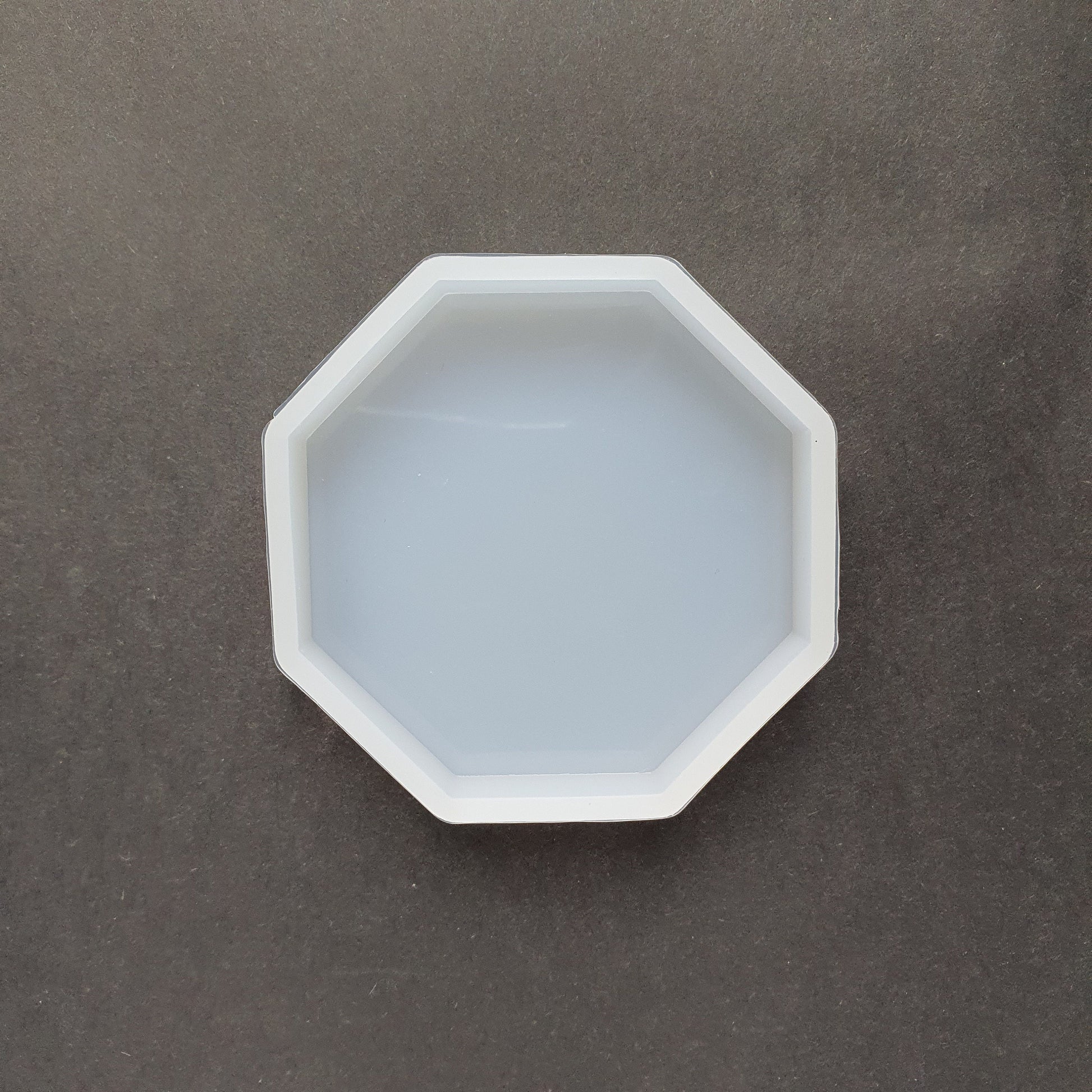 Octagon Coaster silicone mold Resin Epoxy Jesmonite mold 6.5 cm - Luxy Kraft