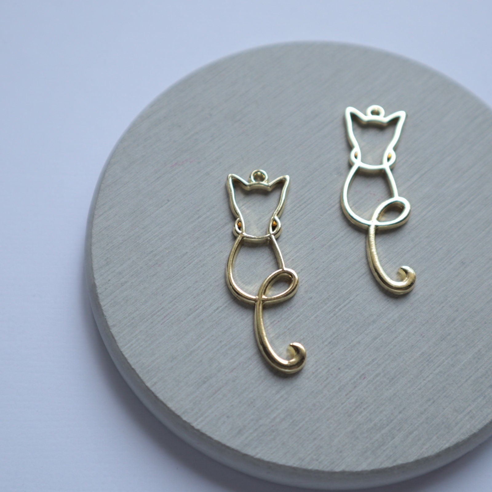 10 pcs Cat Earrings components Earrings findings DIY jewelry