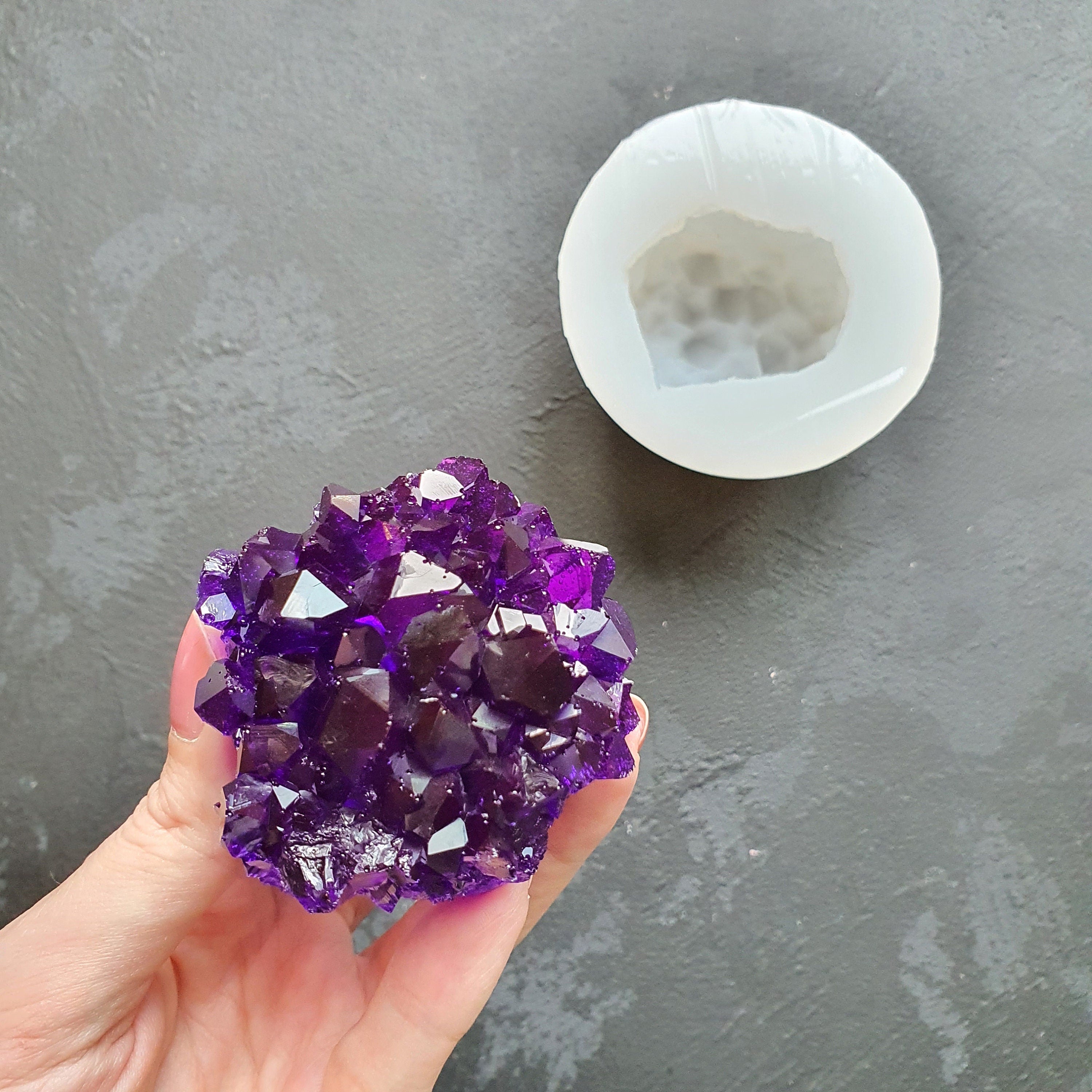 Best Epoxy Resin Mold, 7 Beautiful Crystal Mold Designs, Amethyst, Cry –  SBC Decorative Concrete Training and Products ™