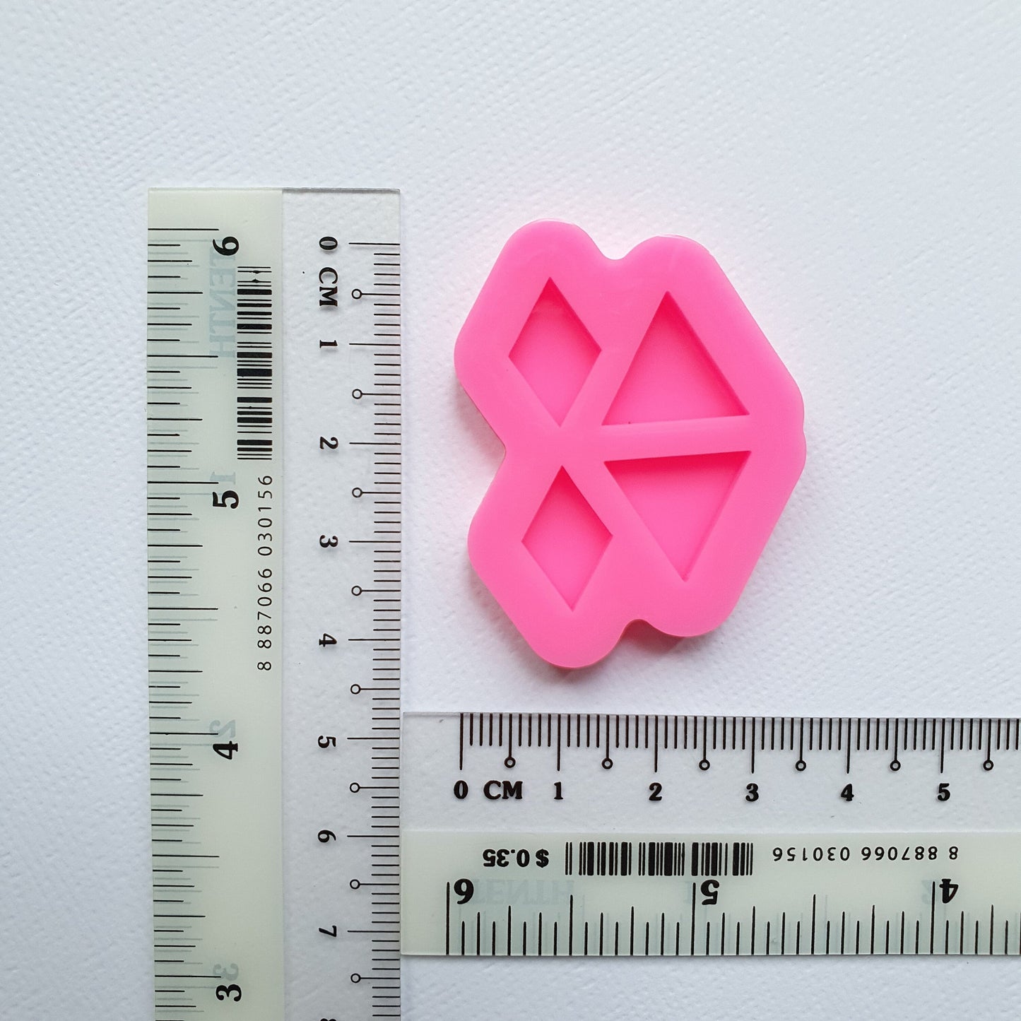 Silicone earrings Triangle Rhombus mold for resin and epoxy - Luxy Kraft