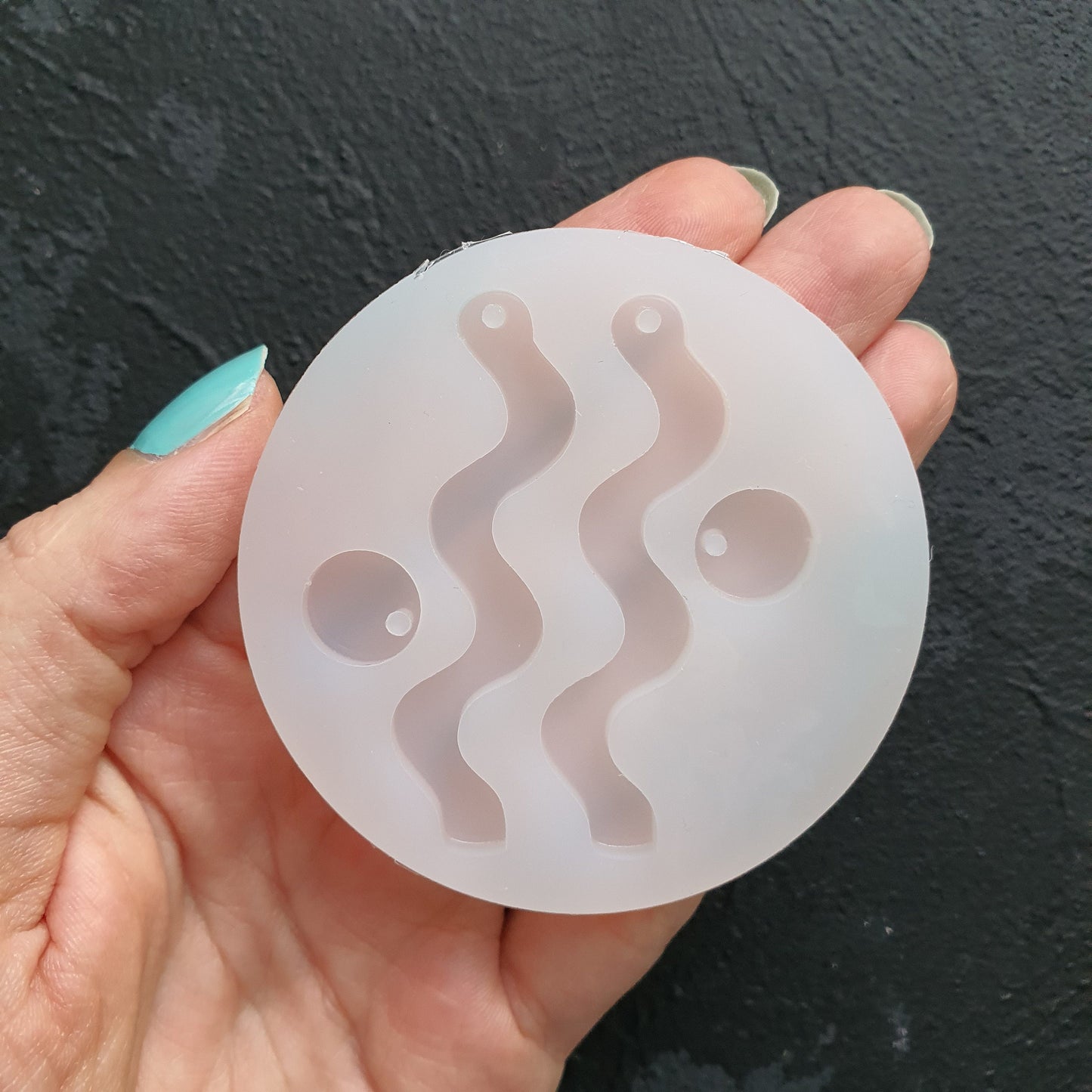 Silicone earring mold Abstract Jewelry Resin mould for resin and epoxy - Luxy Kraft