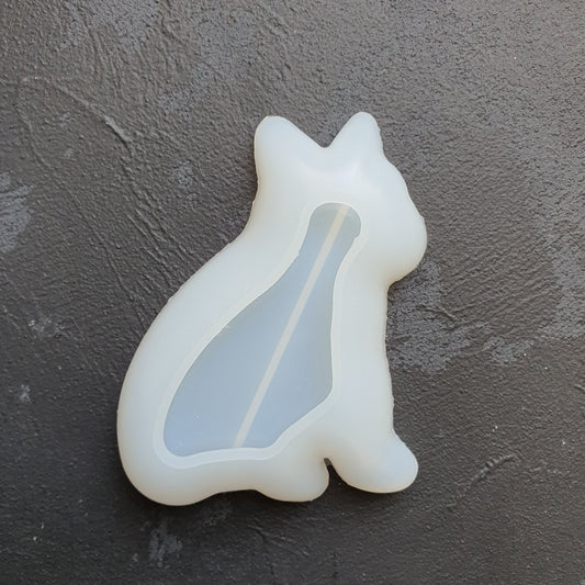 Cat dish silicone mold Resin Epoxy Jesmonite mold - Luxy Kraft