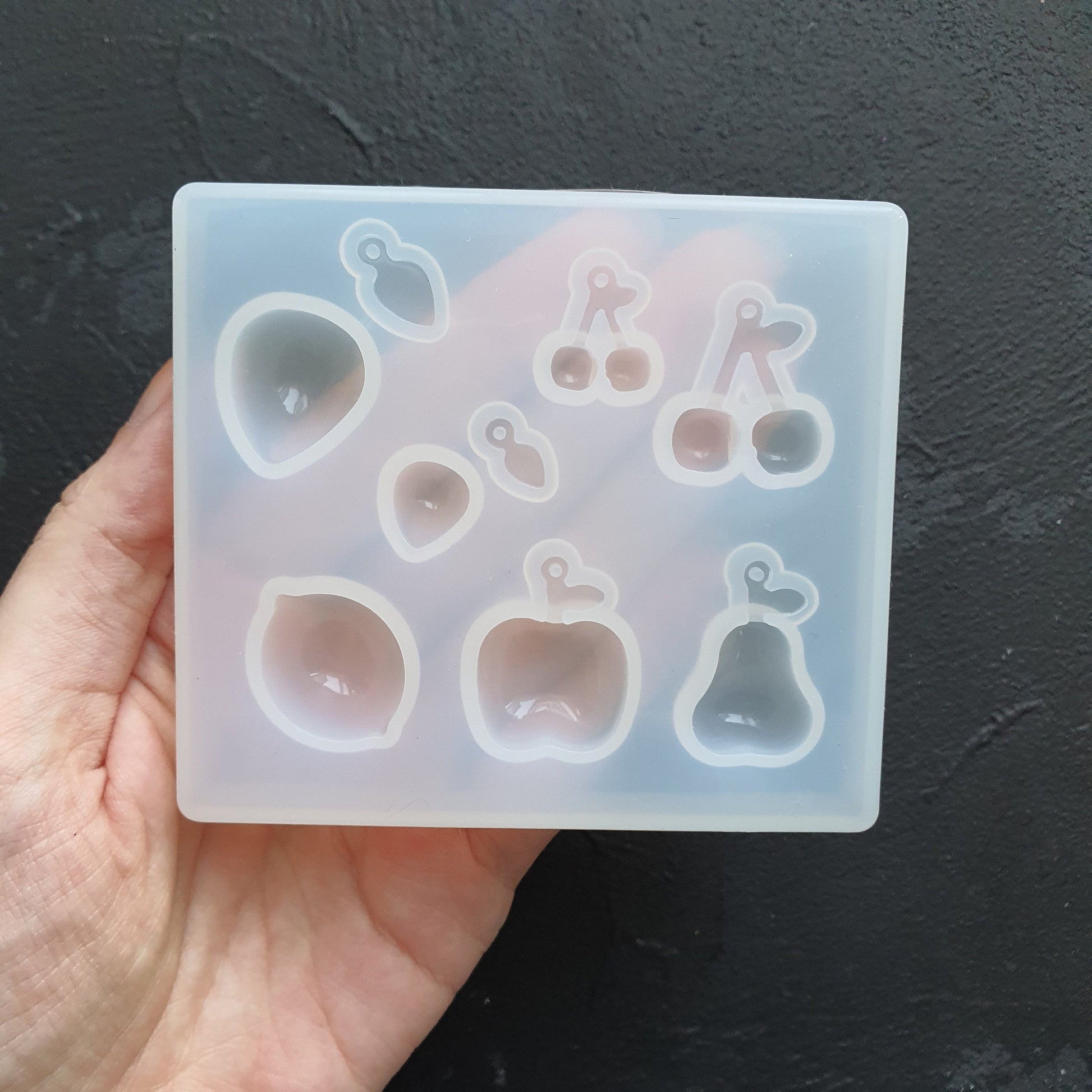 Fruits Silicone earring mold Jewelry Resin mould for resin and epoxy - Luxy Kraft