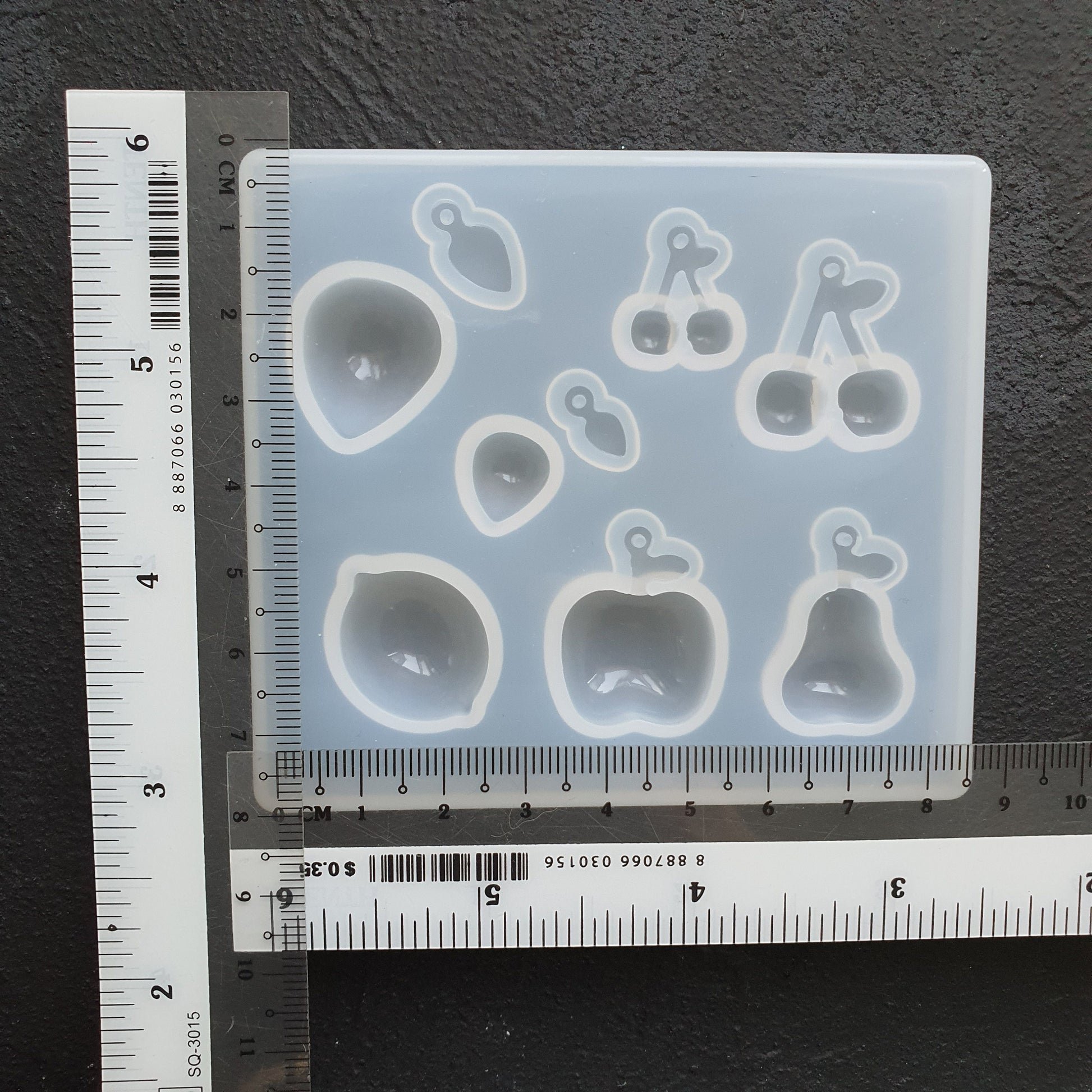 Fruits Silicone earring mold Jewelry Resin mould for resin and epoxy - Luxy Kraft