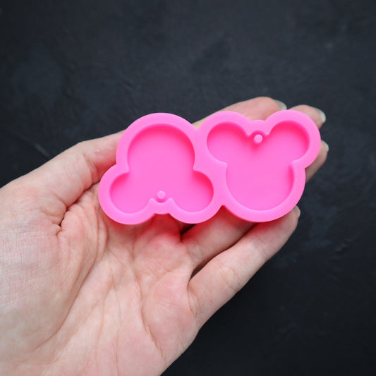 Earrings molds for resin Mouse silicone mold for epoxy - Luxy Kraft