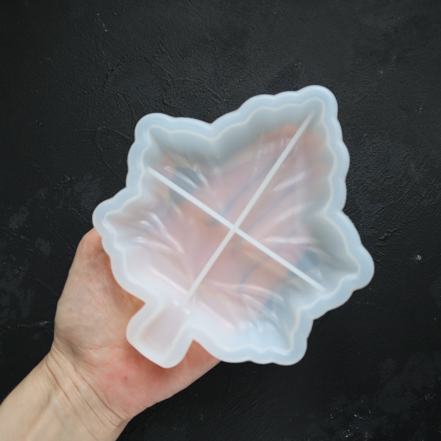 Leaf mold trinket tray dish plate silicone mold for Resin Epoxy Jesmonite craft - Luxy Kraft