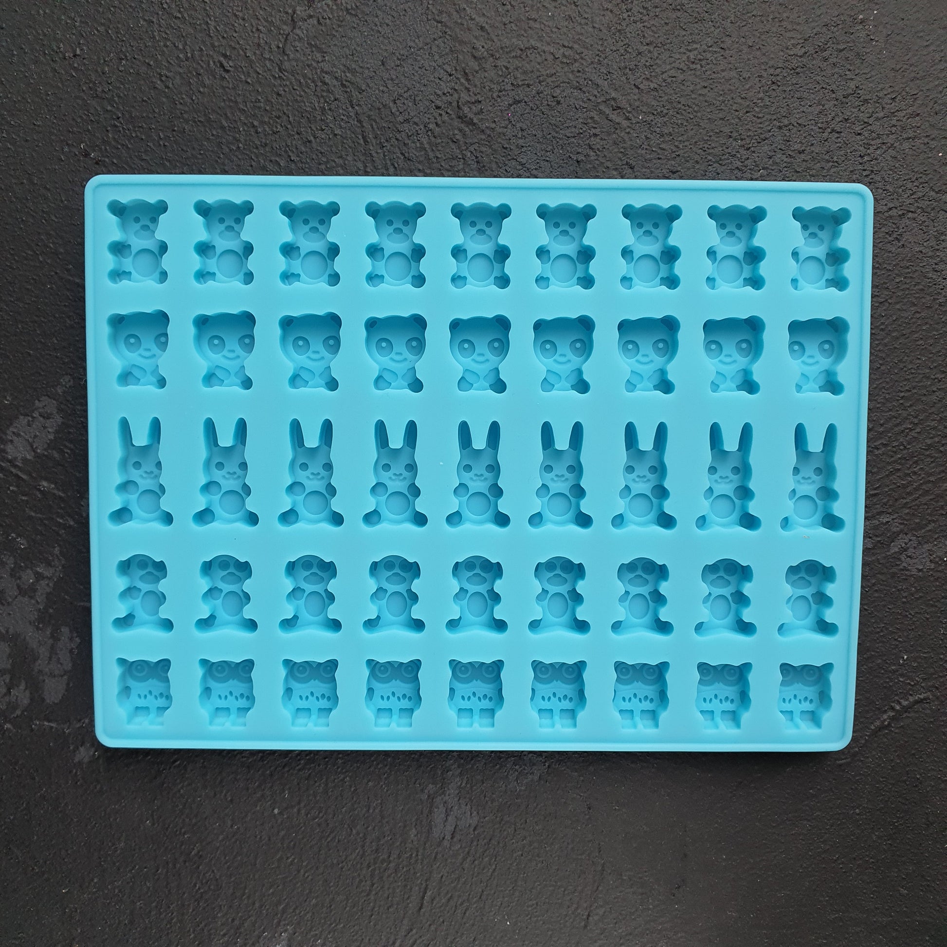 Silicone earrings mold "Animals" for resin and epoxy