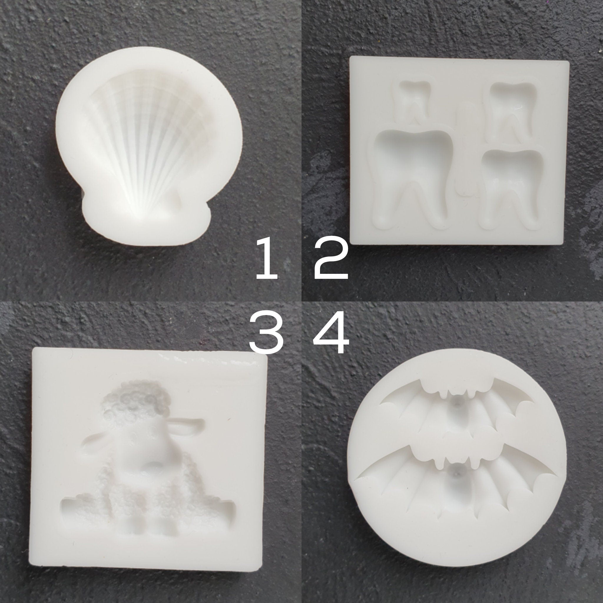 Silicone Molds Epoxy Resin, Epoxy Resin Tooth Molds