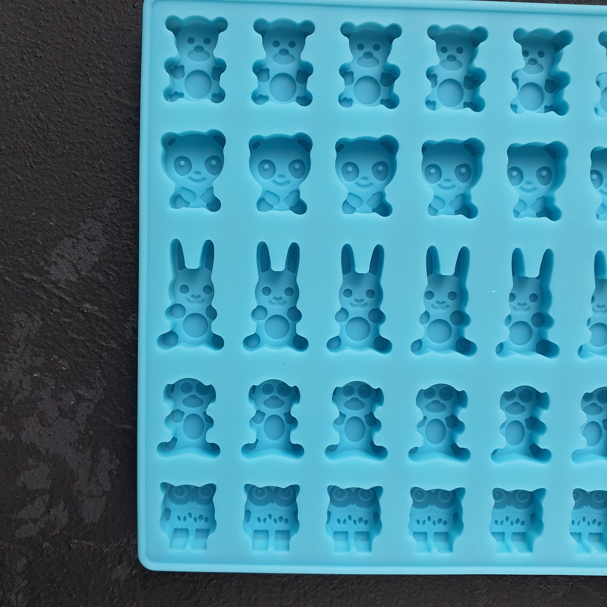 Silicone earrings mold "Animals" for resin and epoxy