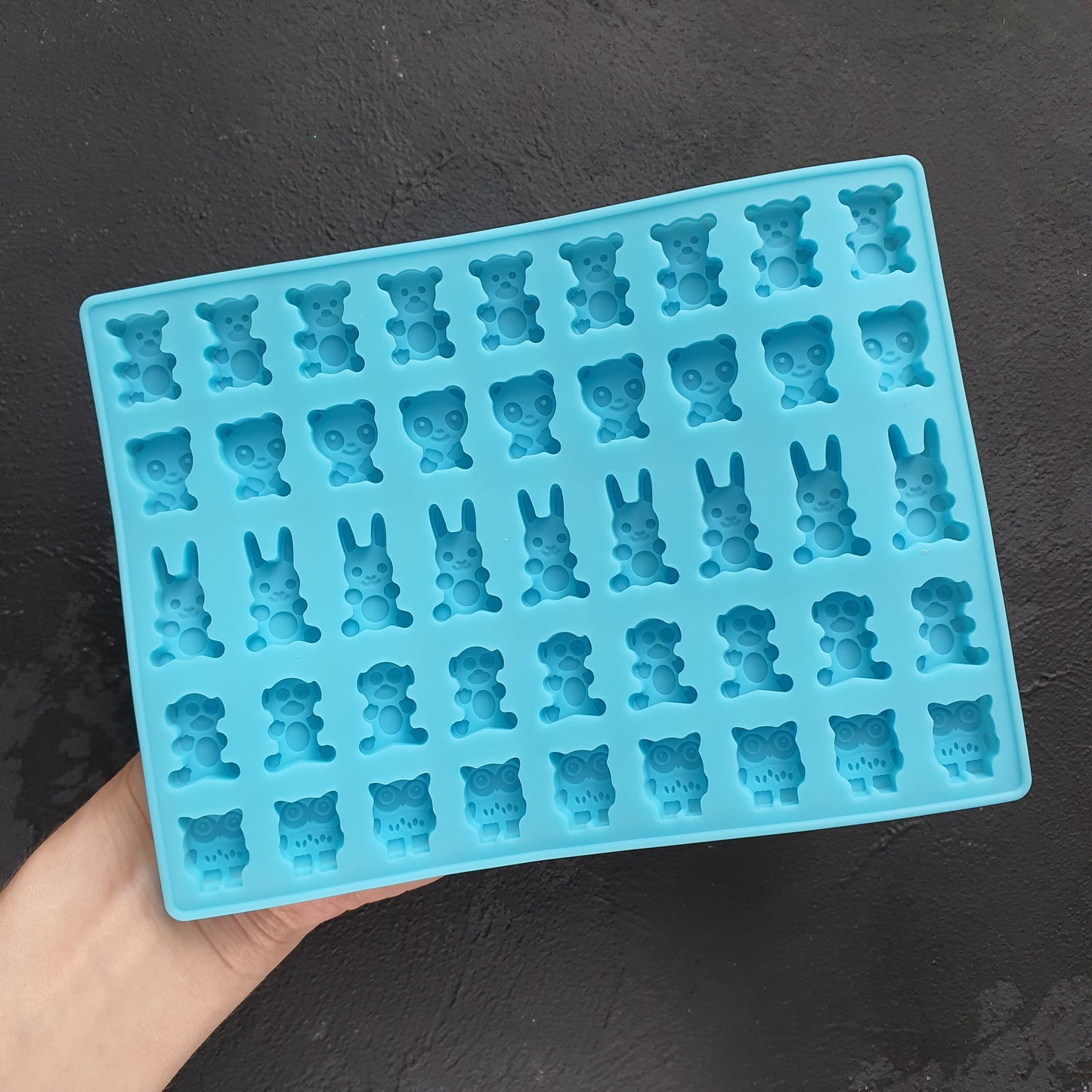Silicone earrings mold "Animals" for resin and epoxy
