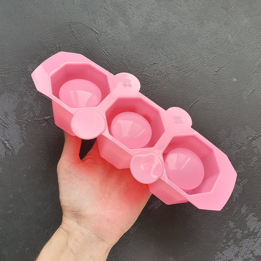 Flower pot mold cup Candle holder silicone mold for Resin Epoxy Jesmonite craft - Luxy Kraft