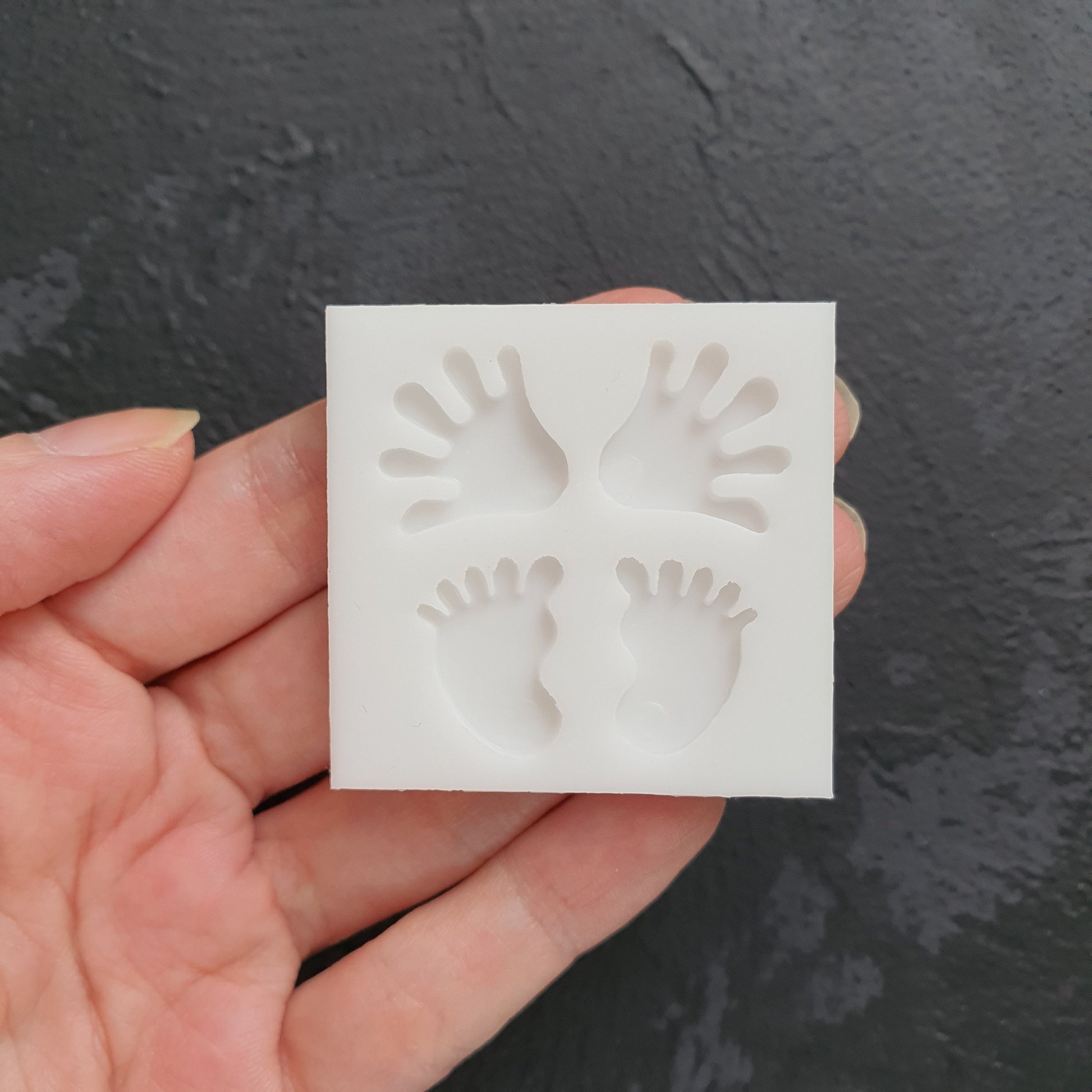 Silicone earrings mold Hands Feet Paws Jewelry Resin mould for resin and epoxy