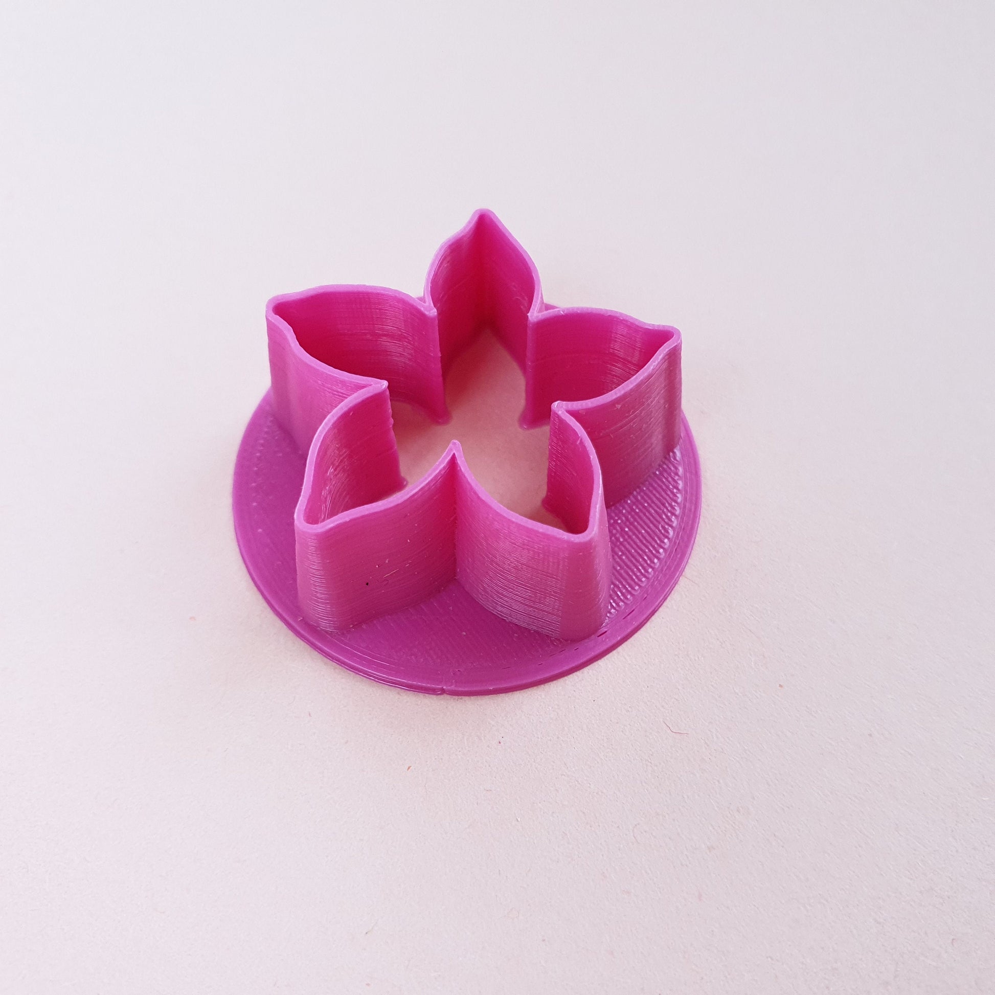 Polymer clay cutter 3D print cutters Jewelry Earrings "Flower" shape plastic cutter - Luxy Kraft