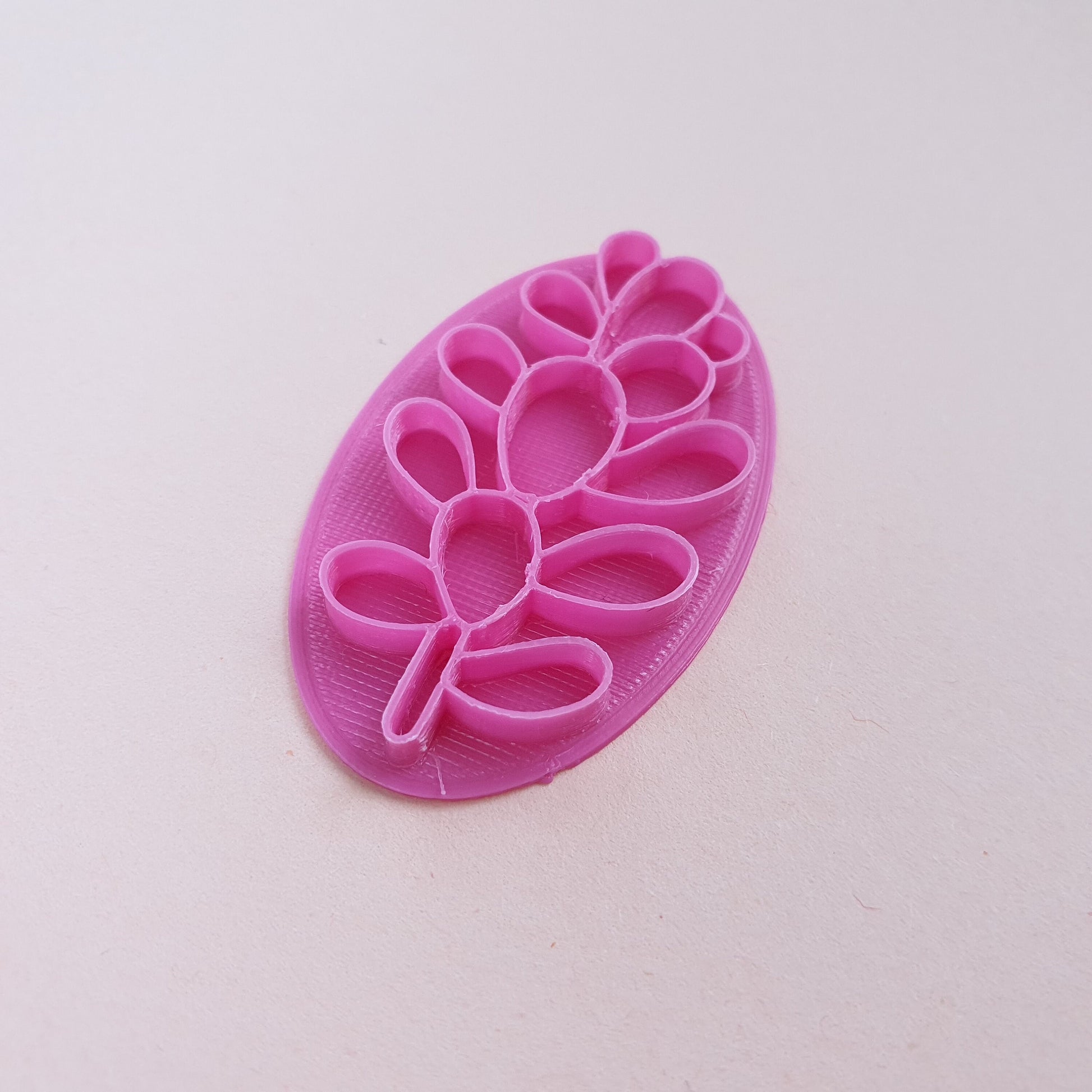 Polymer clay stamp "Cactus" 3D printed embossing