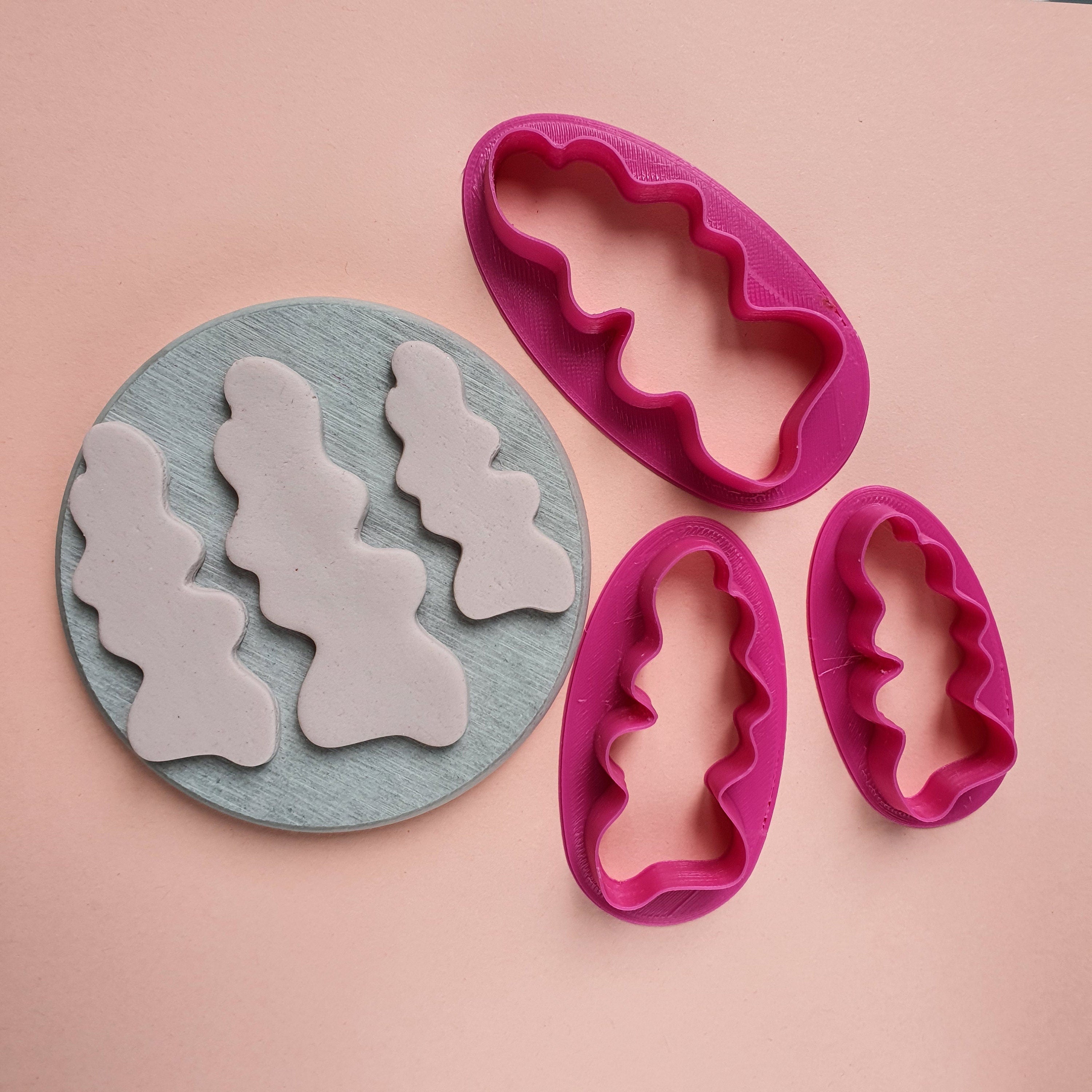 Best Deal for 2Pcs Polymer Clay Cutters for Earrings, Plastic Clay