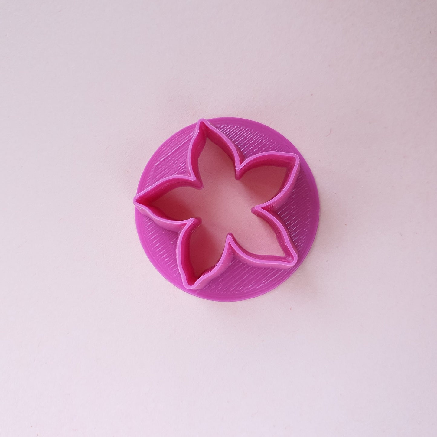 Polymer clay cutter 3D print cutters Jewelry Earrings "Flower" shape plastic cutter - Luxy Kraft