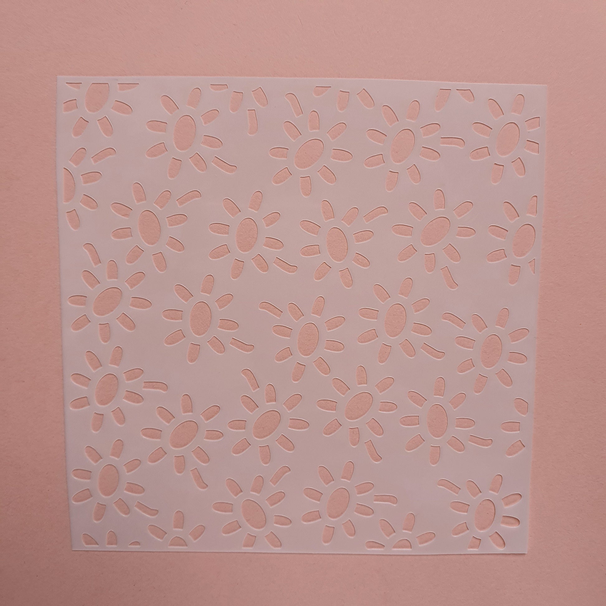 Texture sheet Polymer clay stencil sheet "Sun" pattern shapes mat - Luxy Kraft